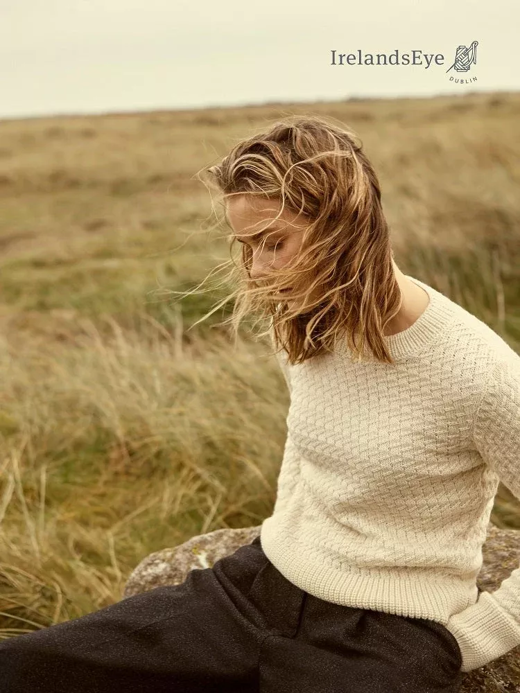 Lattice Weave Wool Sweater