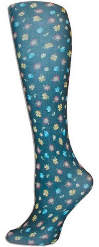 Laura's Garden Black Tights