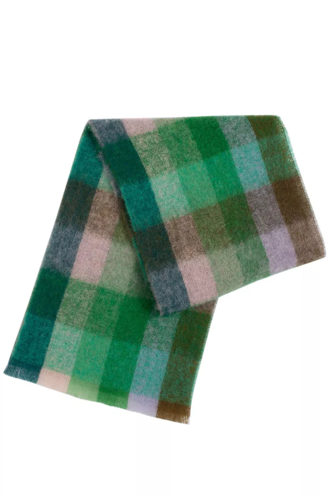 Leaf Green Misty Scarf