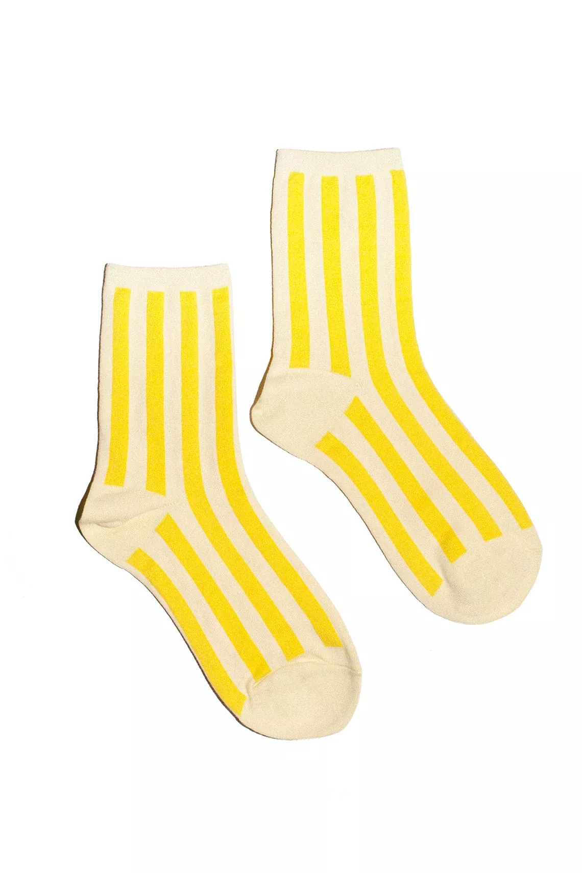 Lemon Stripe Manchester Crew