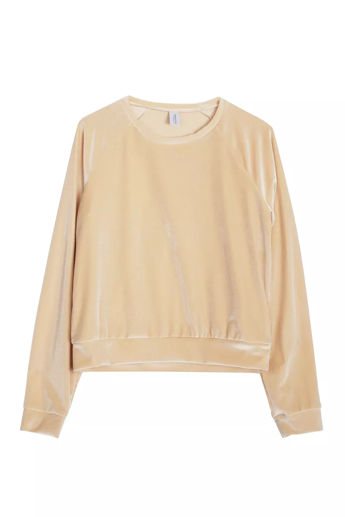 Lemon Velvet Raglan Sweater