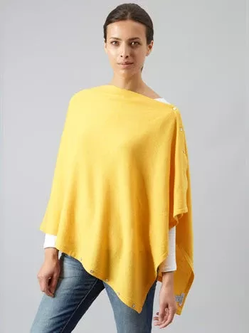 Lemon Wool Cashmere and Silk Multiway Wrap