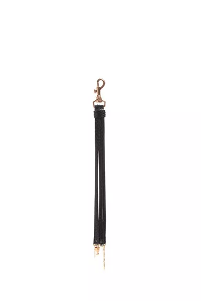 Leonora Charm in Black Snakeskin