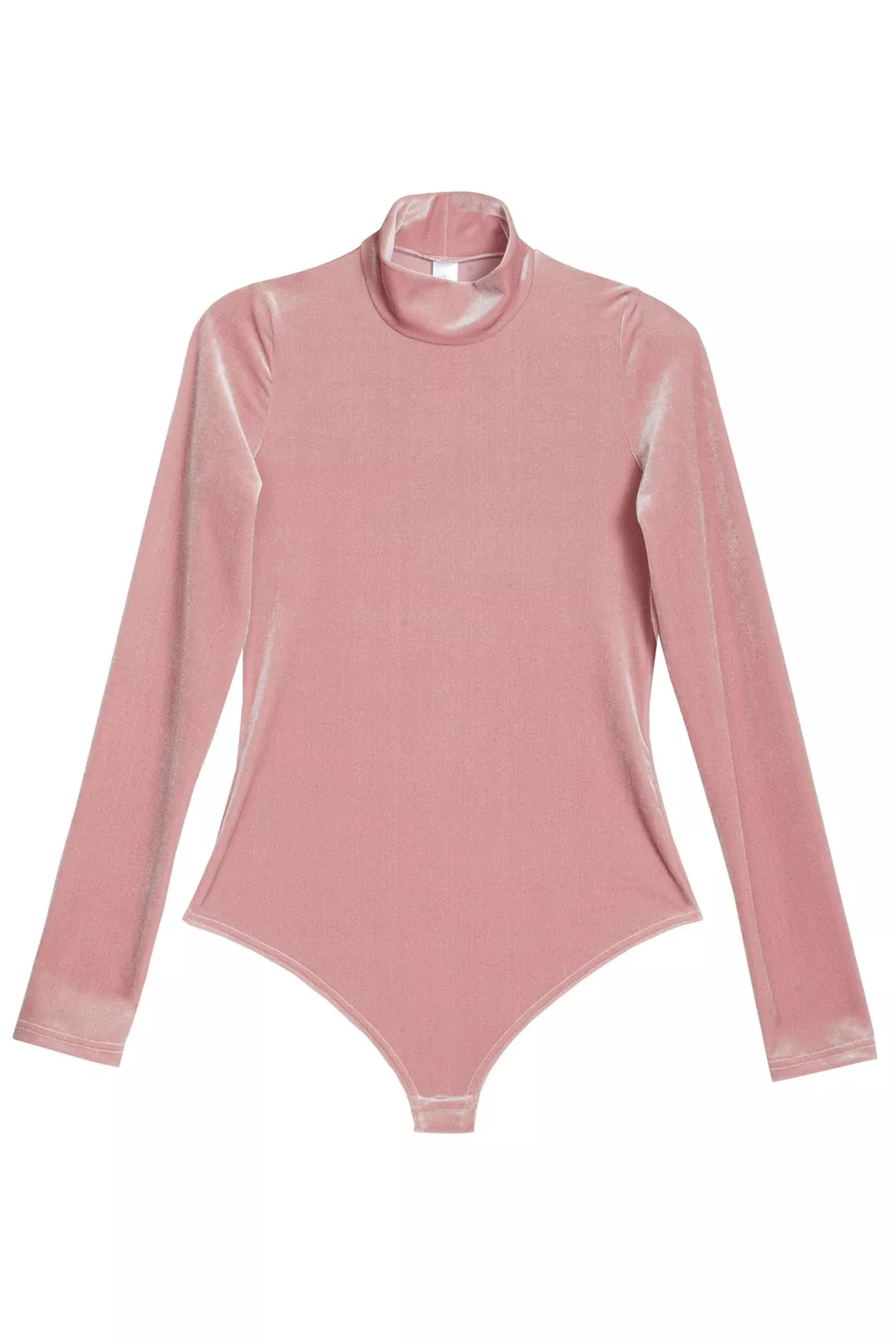 Light Pink Velvet Bodysuit