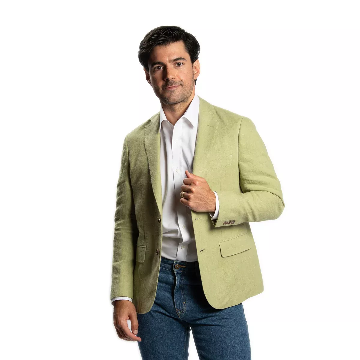 Linen Blazers - Sage