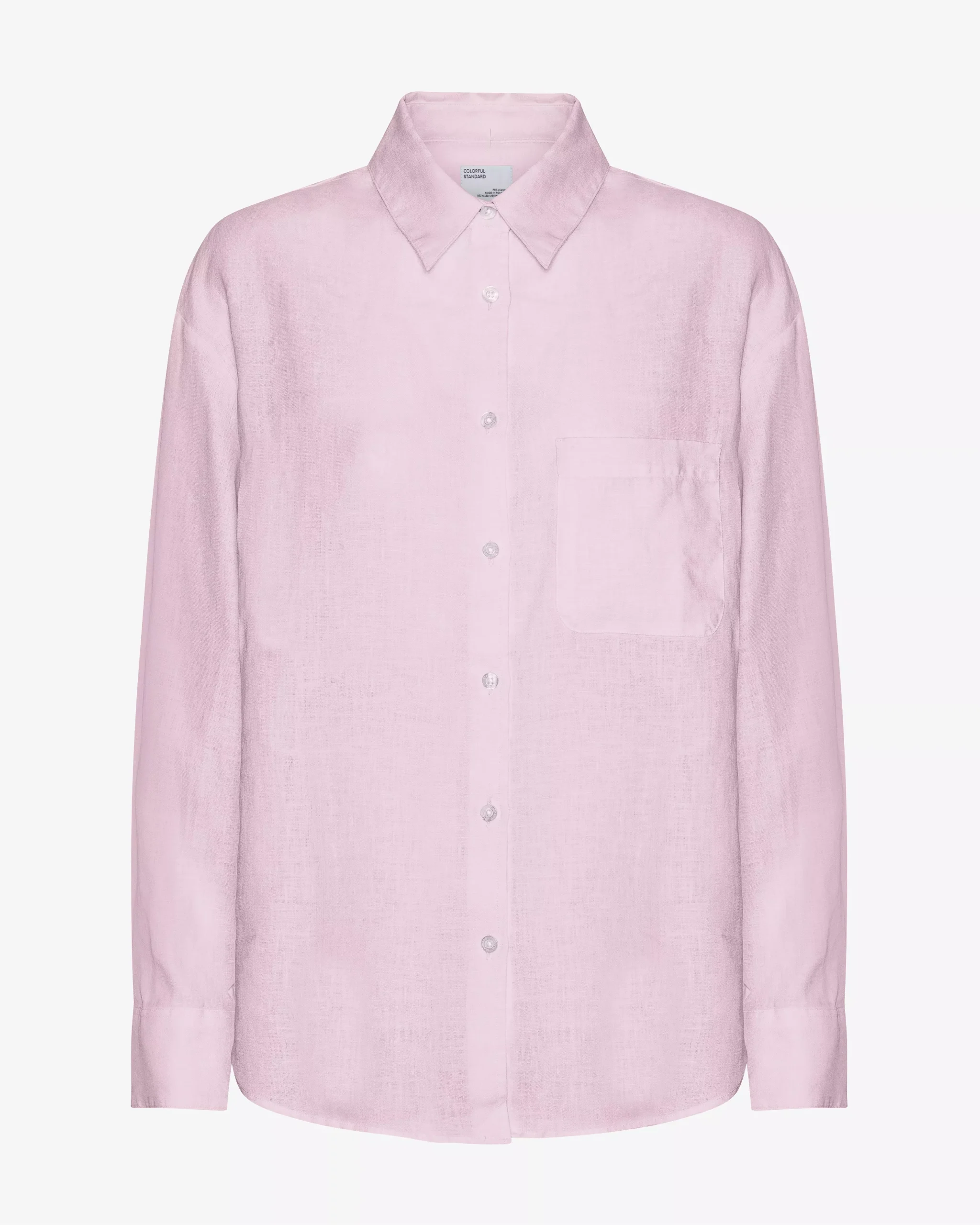 Linen Oversized Shirt - Cherry Blossom