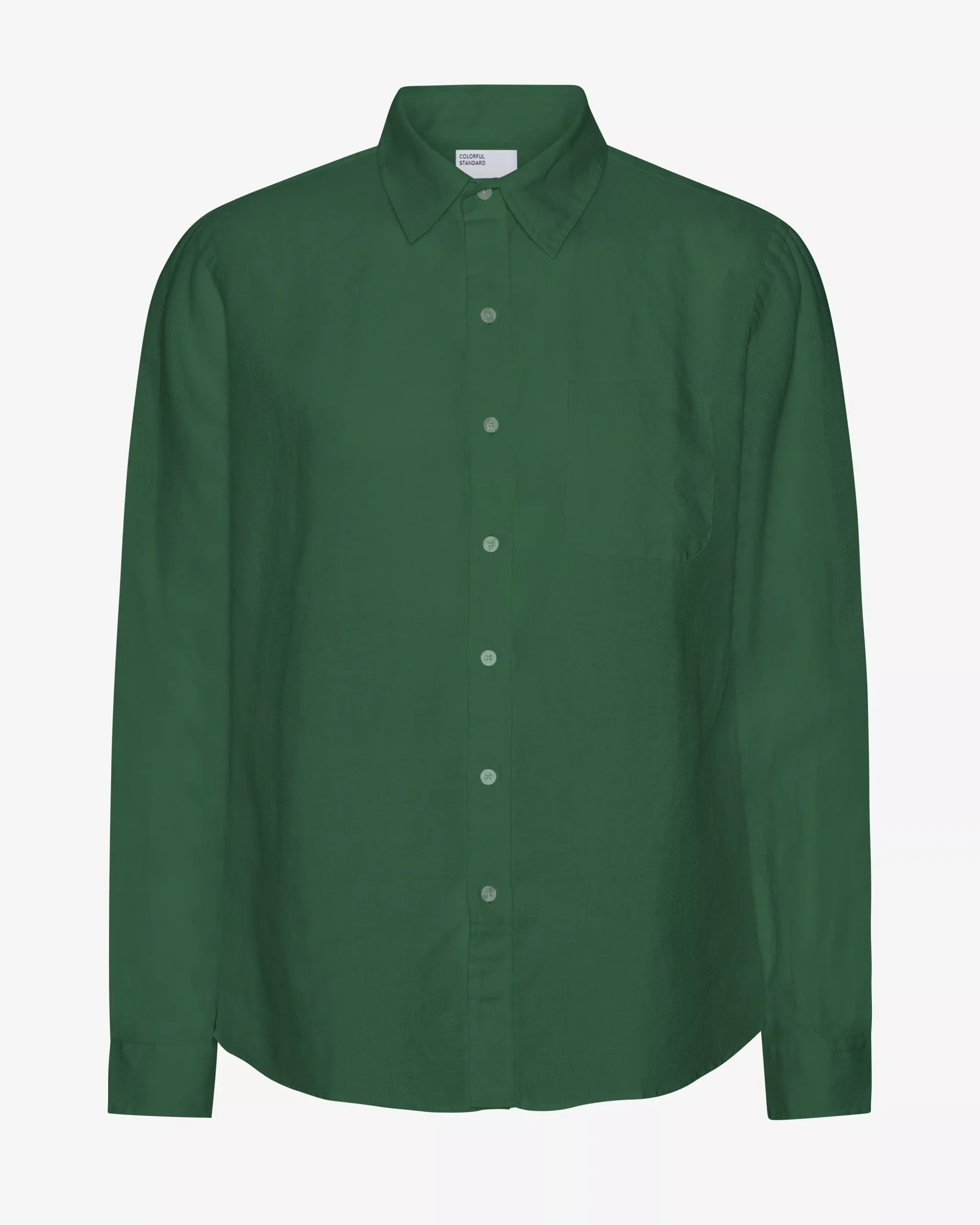 Linen Shirt - Emerald Green