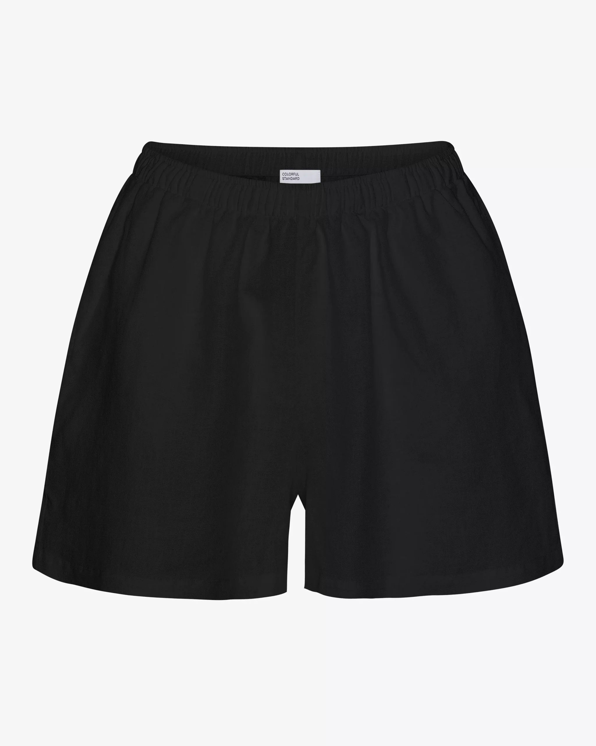 Linen Shorts - Deep Black
