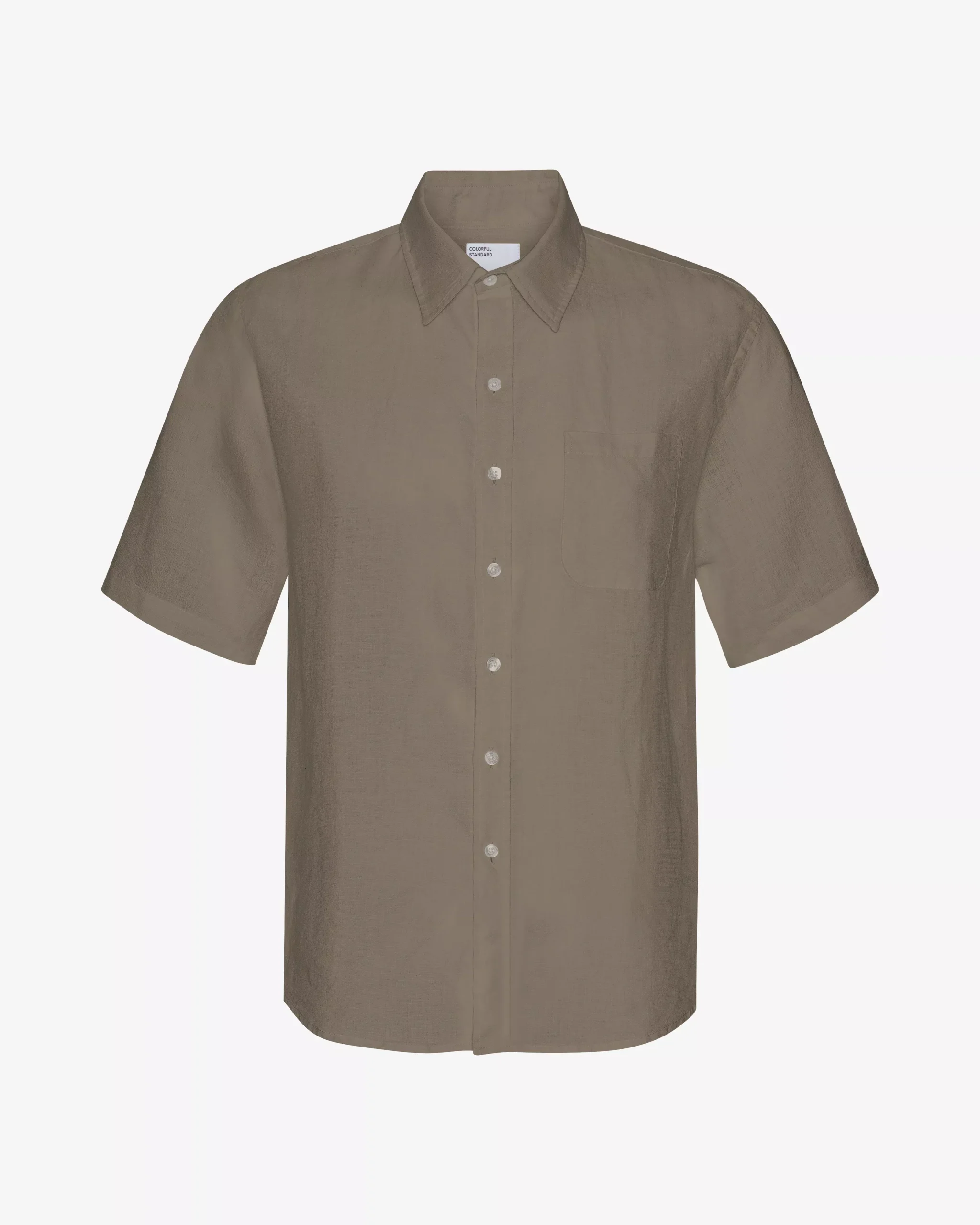 Linen SS Shirt - Dusty Olive