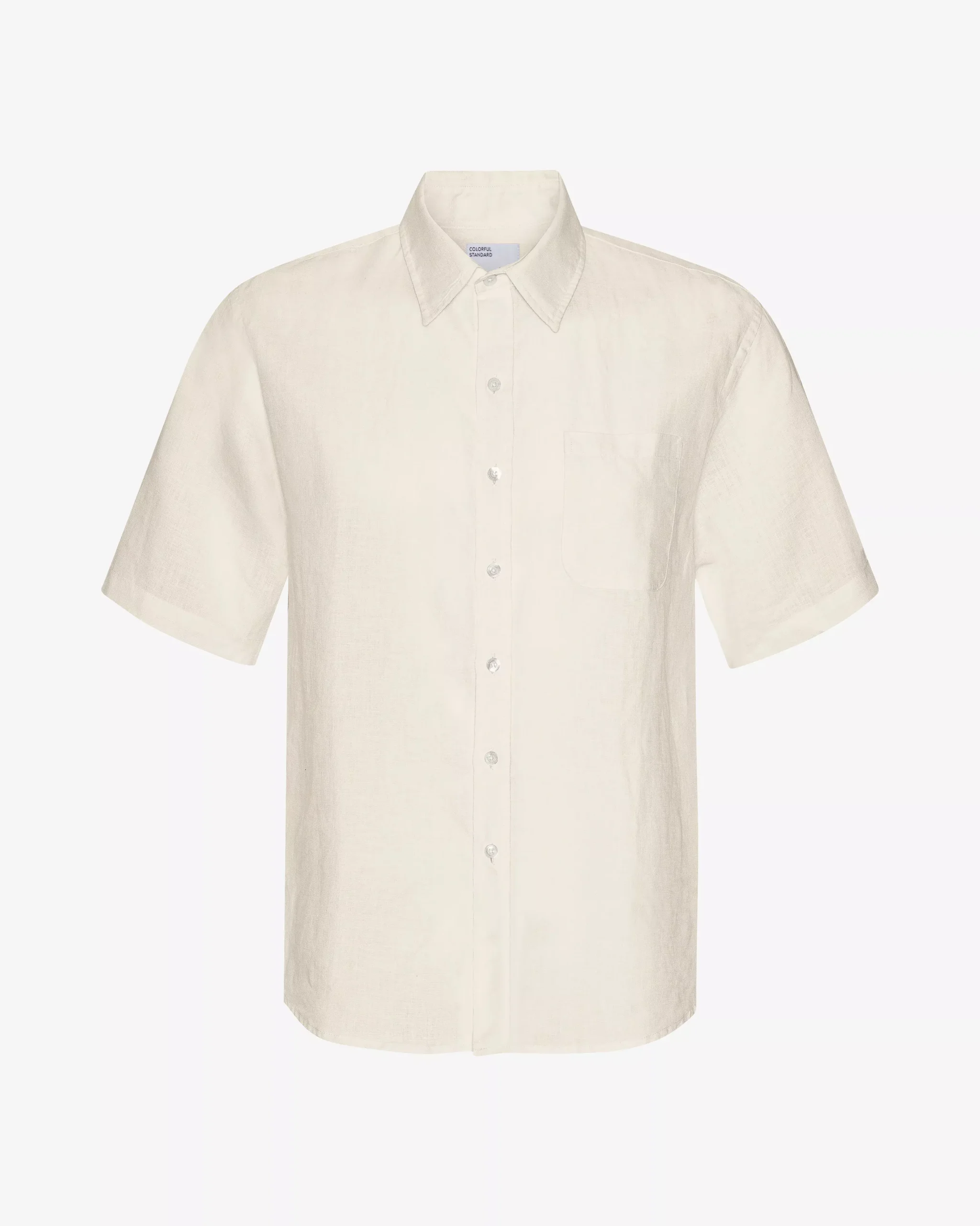 Linen SS Shirt - Ivory White