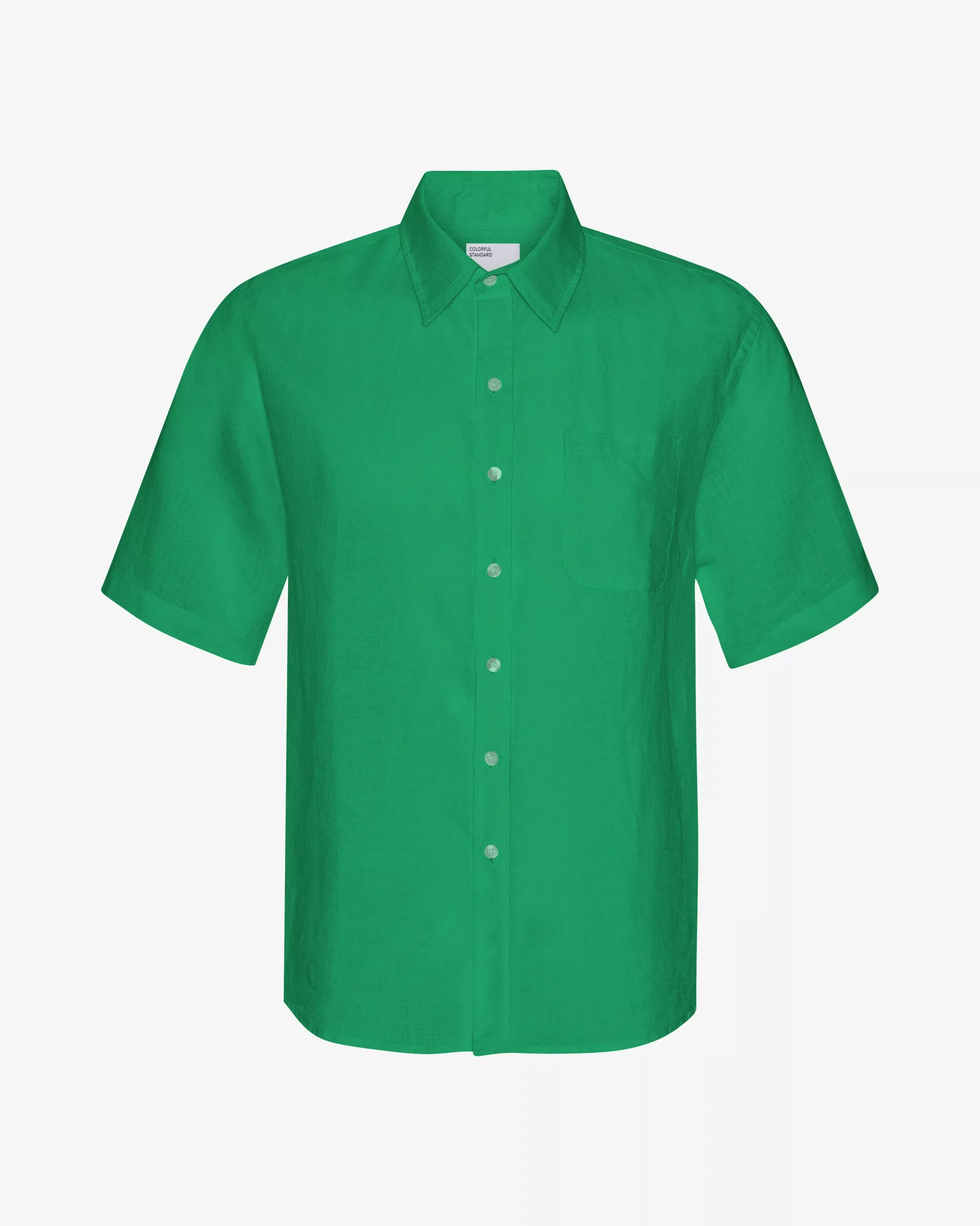 Linen SS Shirt - Kelly Green
