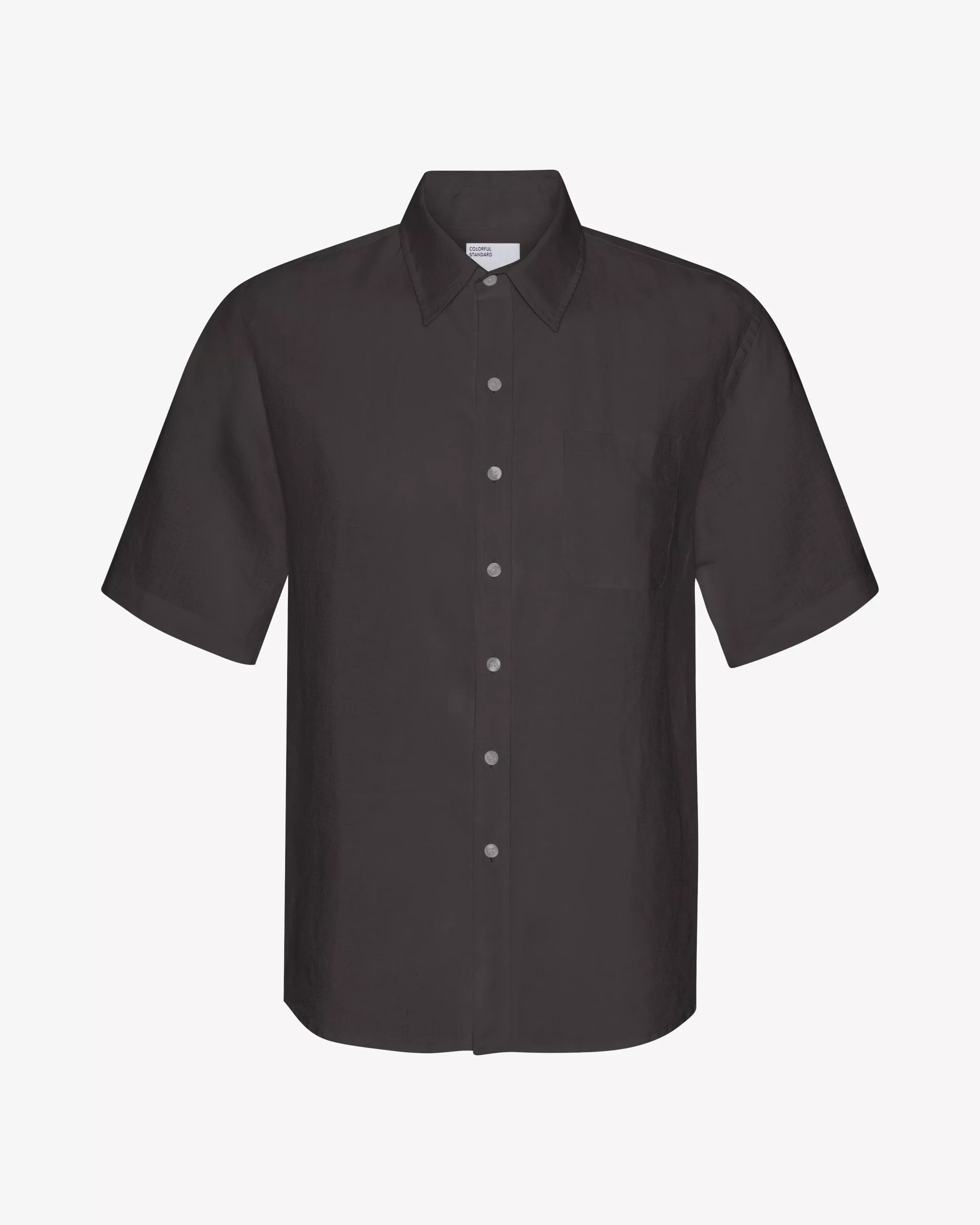 Linen SS Shirt - Lava Grey