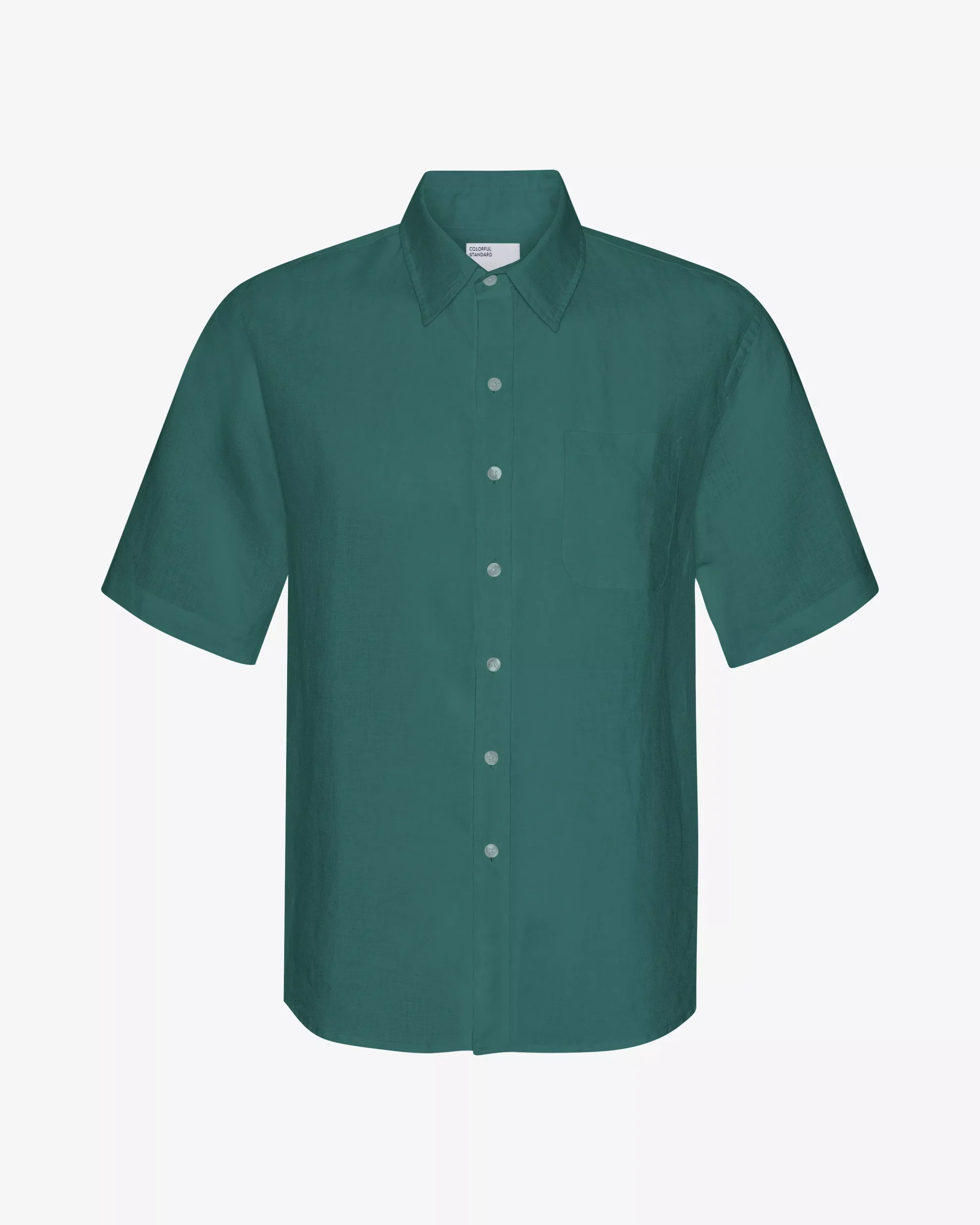 Linen SS Shirt - Ocean Green