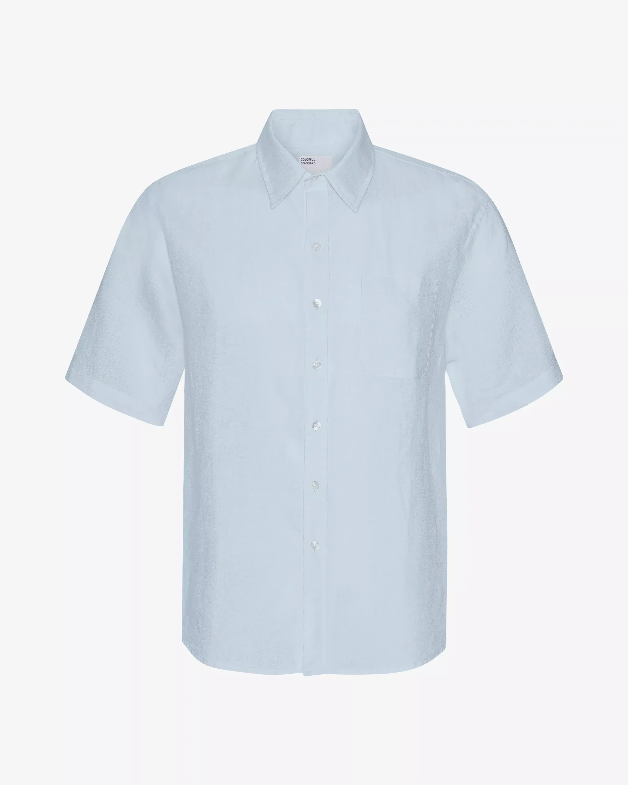 Linen SS Shirt - Polar Blue