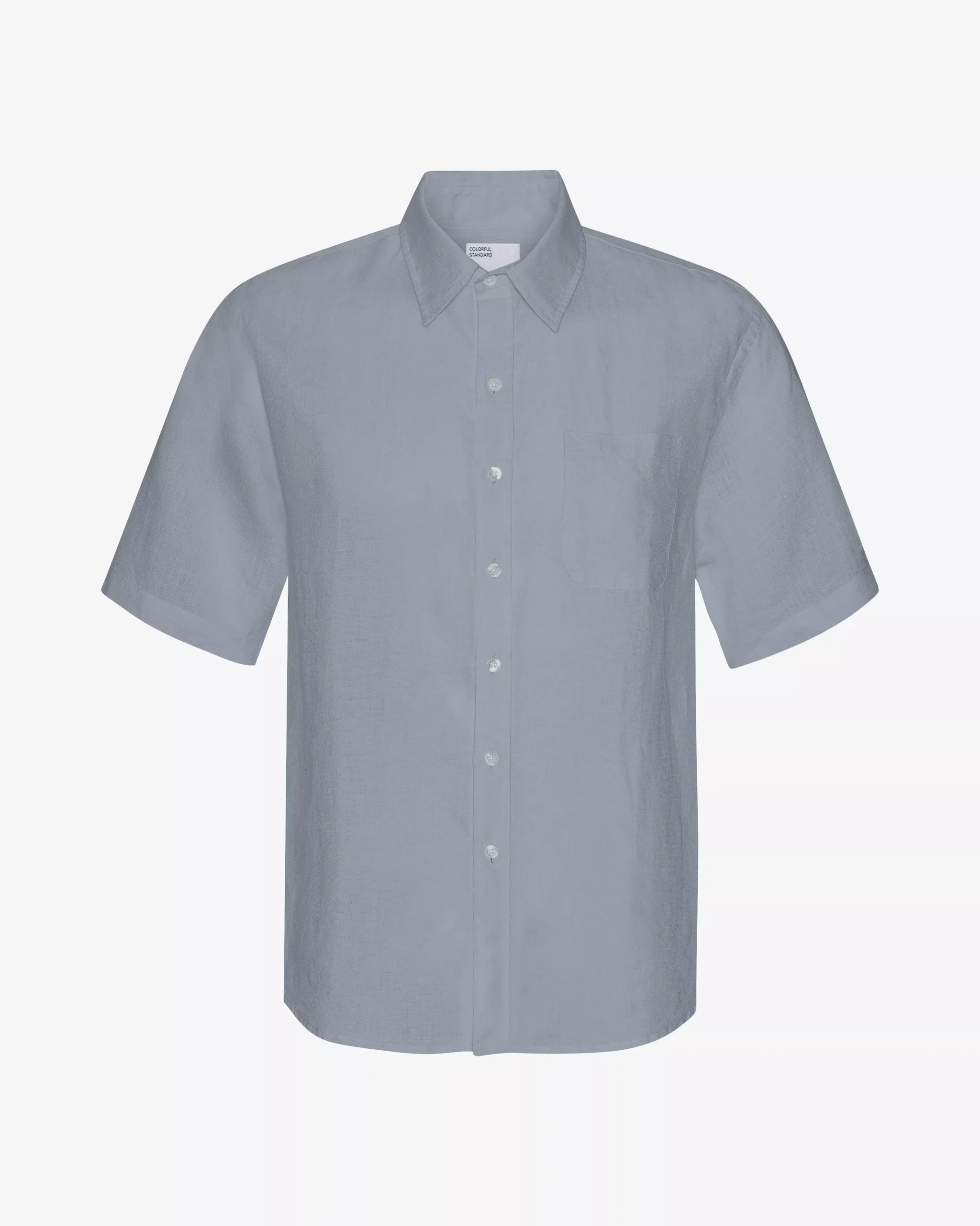 Linen SS Shirt - Steel Blue