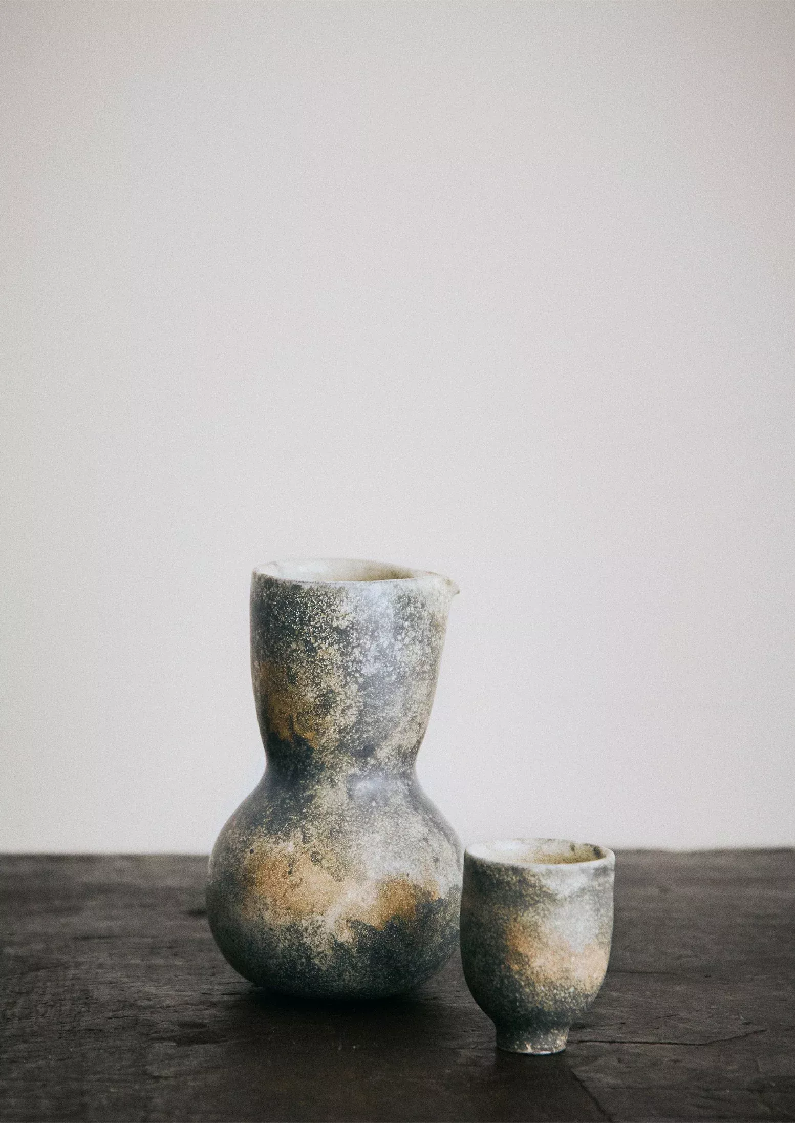 Linnan Ye Hand Thrown Sake Set