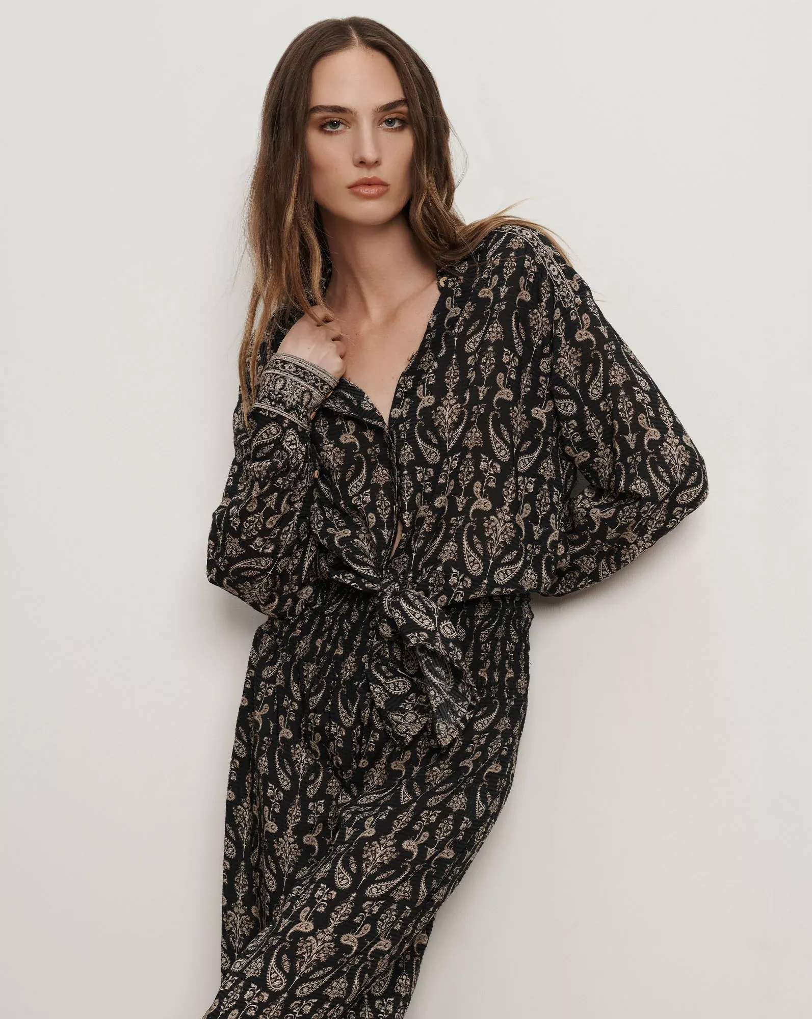 Lloyd Paisley Button-Down Shirt
