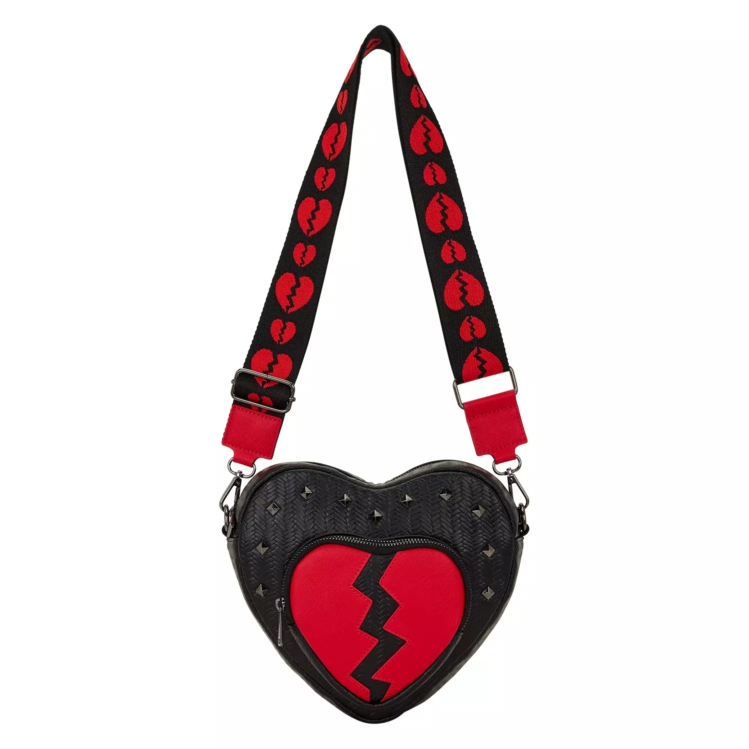 Loungefly Broken Heart Figural Crossbody Bag