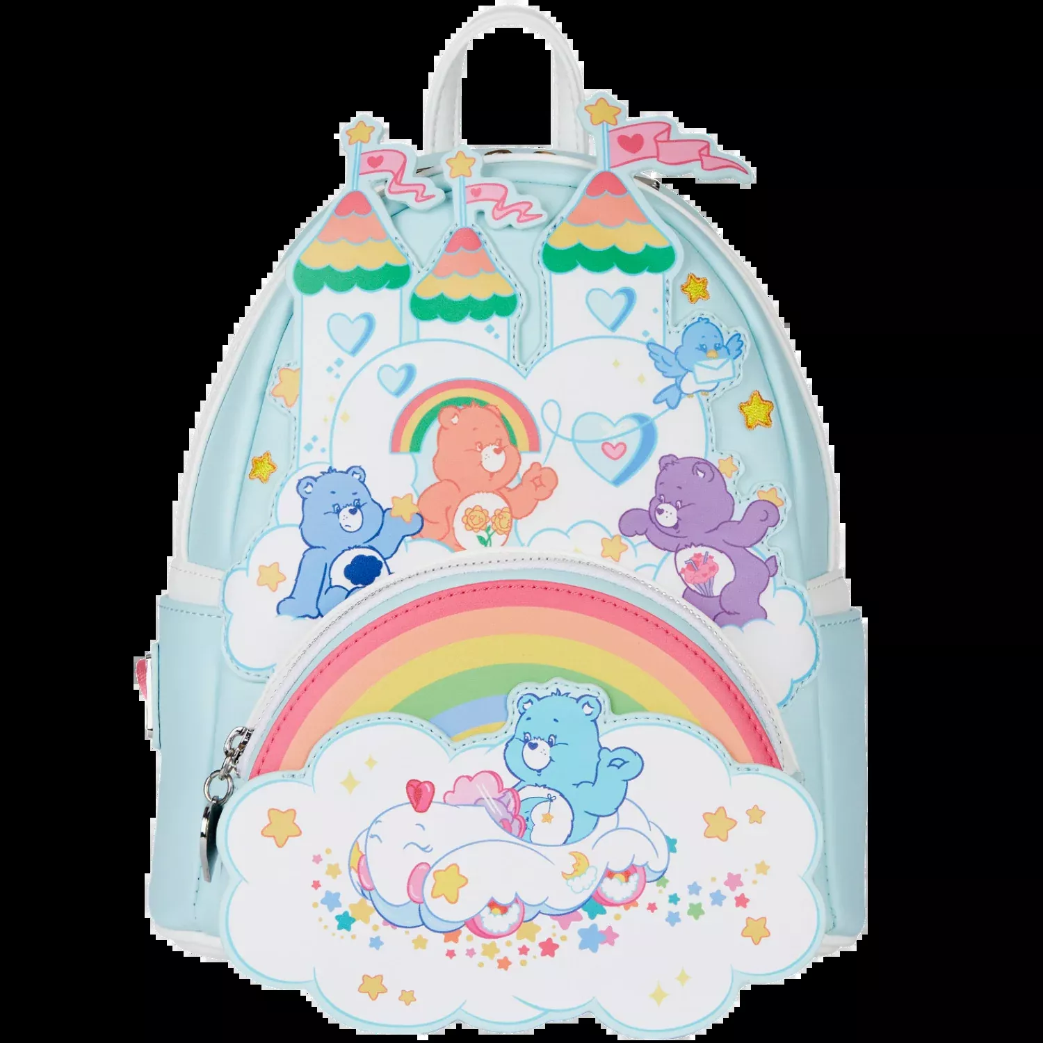 Loungefly Care Bears Care-A-Lot Castle Mini Backpack