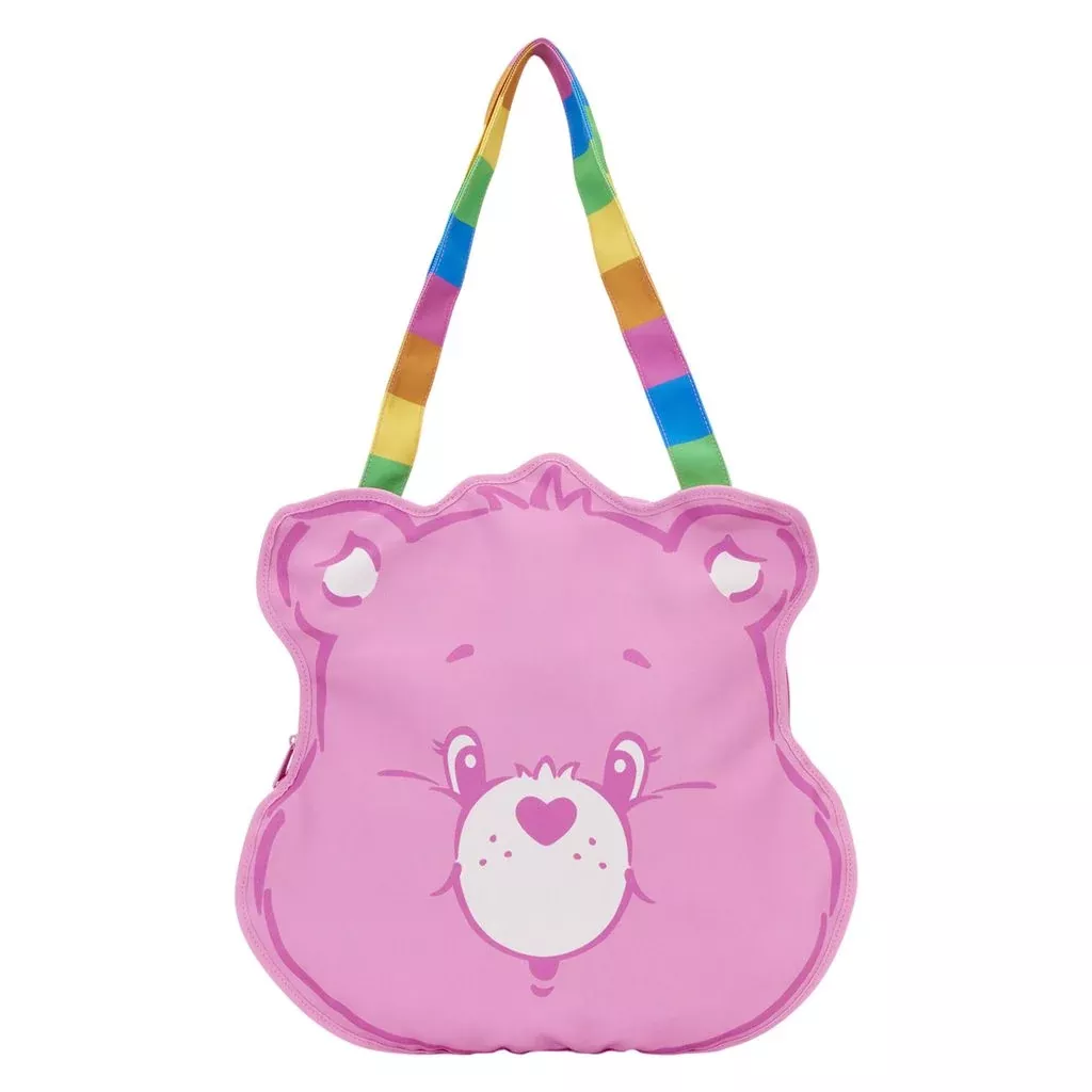 Loungefly Care Bears Cheer Bear Cosplay Oversized Canvas Tote Bag