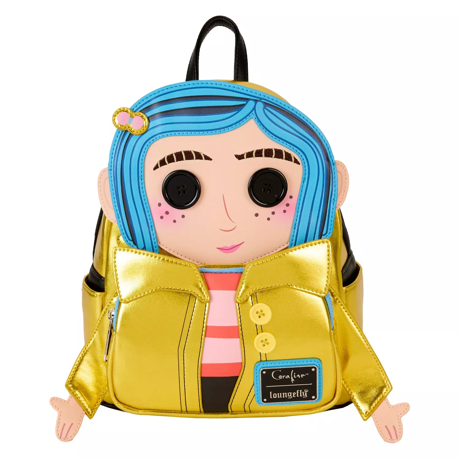 Loungefly Coraline Laika Doll Metallic Cosplay Mini Backpack