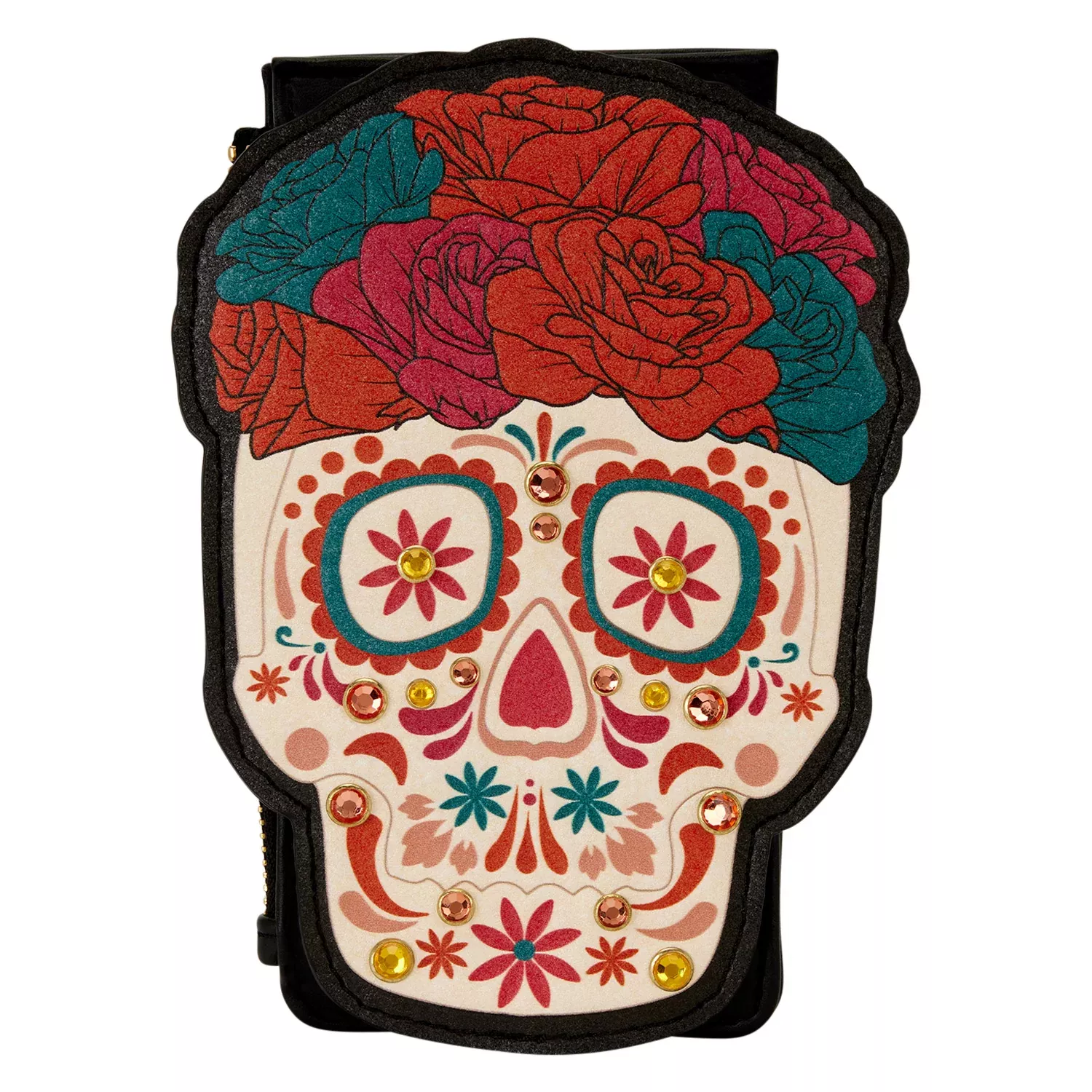 Loungefly Día de los Muertos Sugar Skull Large Card Holder