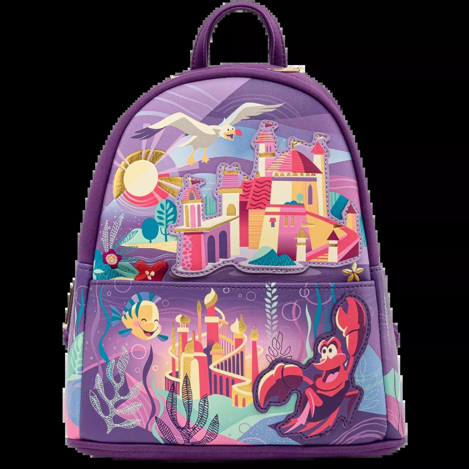 Loungefly Disney Ariel Castle Collection Mini Backpack