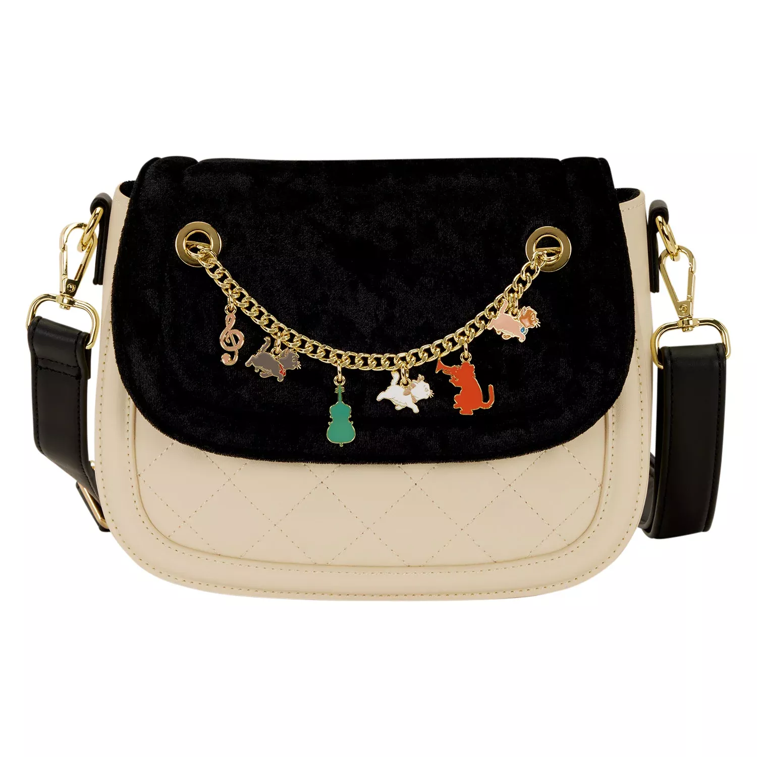 Loungefly Disney Aristocats Charm Crossbody Bag