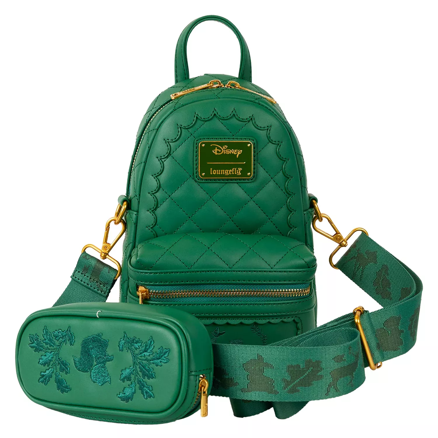 Loungefly Disney Bambi Quilted Convertible Sling Bag