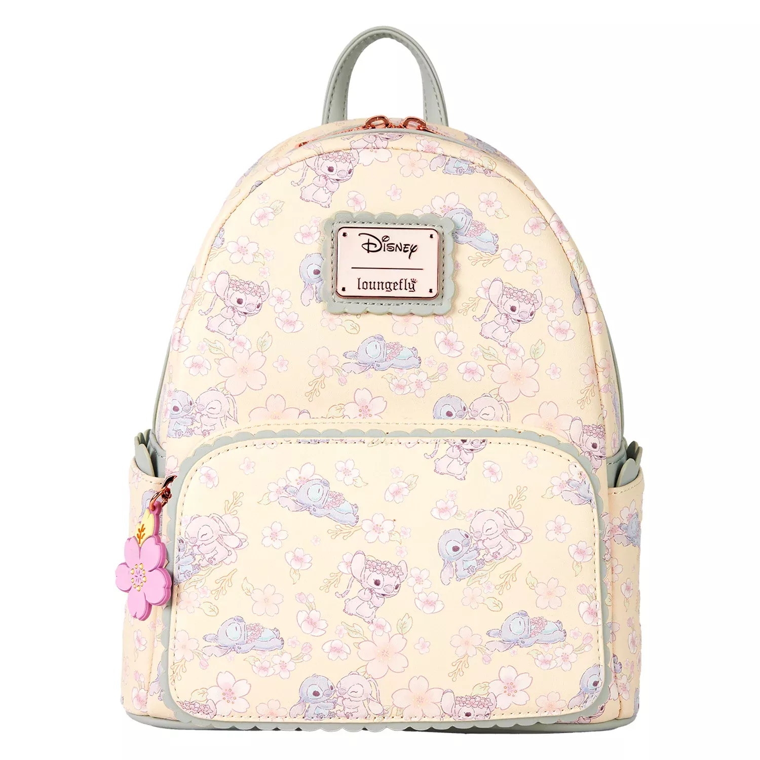 Loungefly Disney Cute Stitch Cherry Blossom Mini Backpack