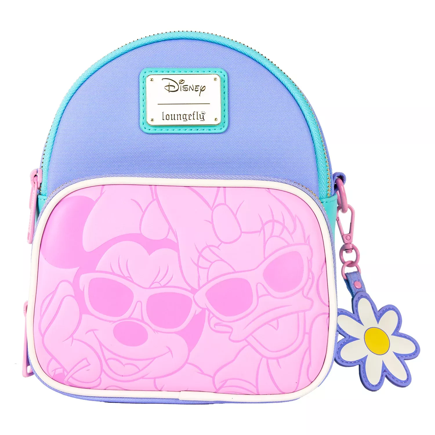 Loungefly Disney Daisy Duck & Minnie Mouse Mini Convertible Backpack