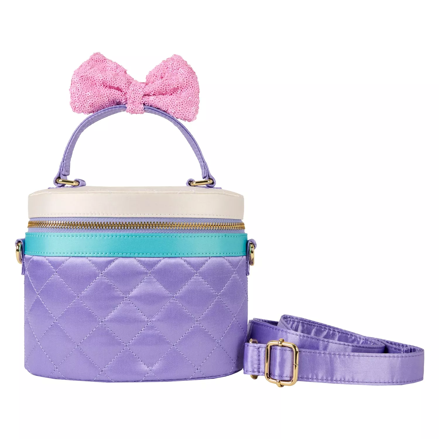 Loungefly Disney Daisy Duck Quilted Crossbody Bag