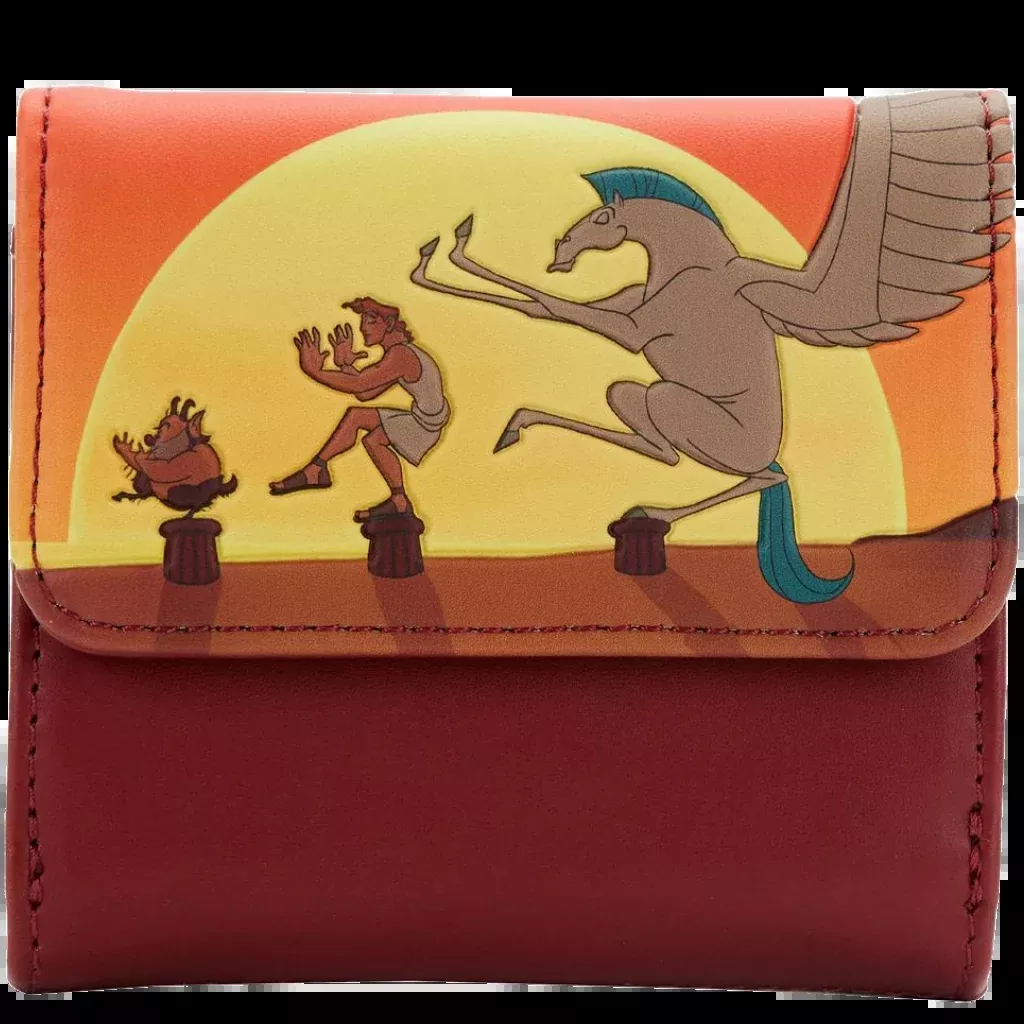 Loungefly Disney Hercules 25th Anniversary Sunset Bi-Fold Wallet