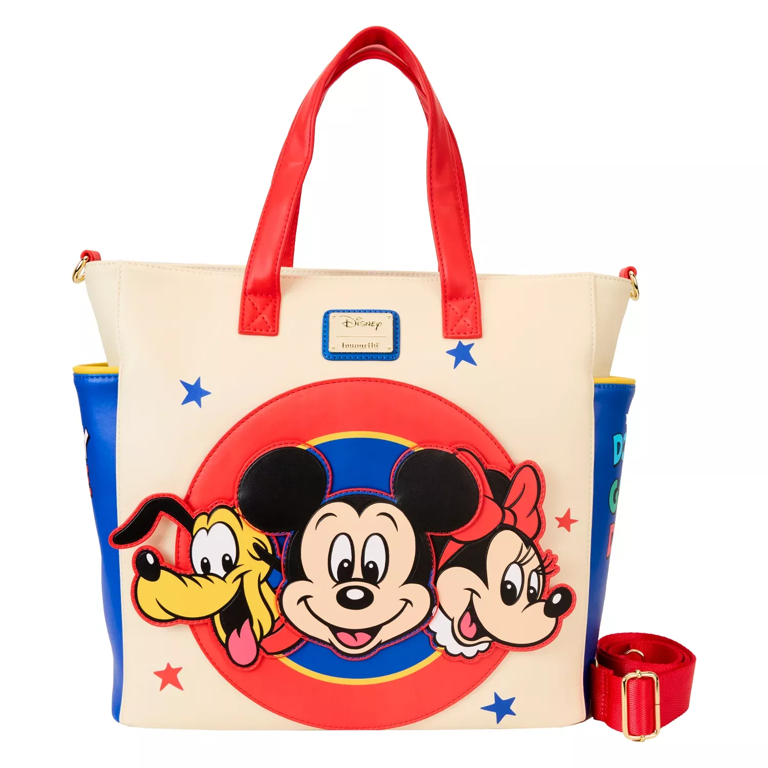 Loungefly Disney Mickey & Friends Convertible Backpack & Tote Bag