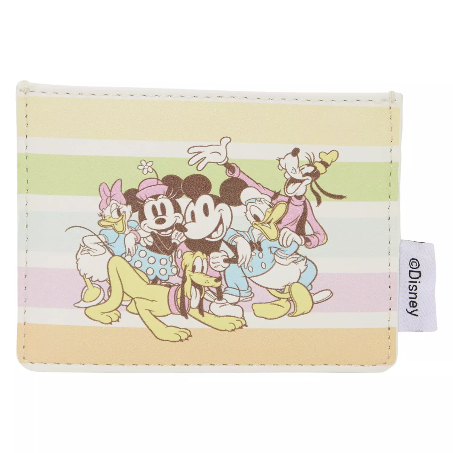 Loungefly Disney Mickey & Friends Rainbow Stripes Cardholder