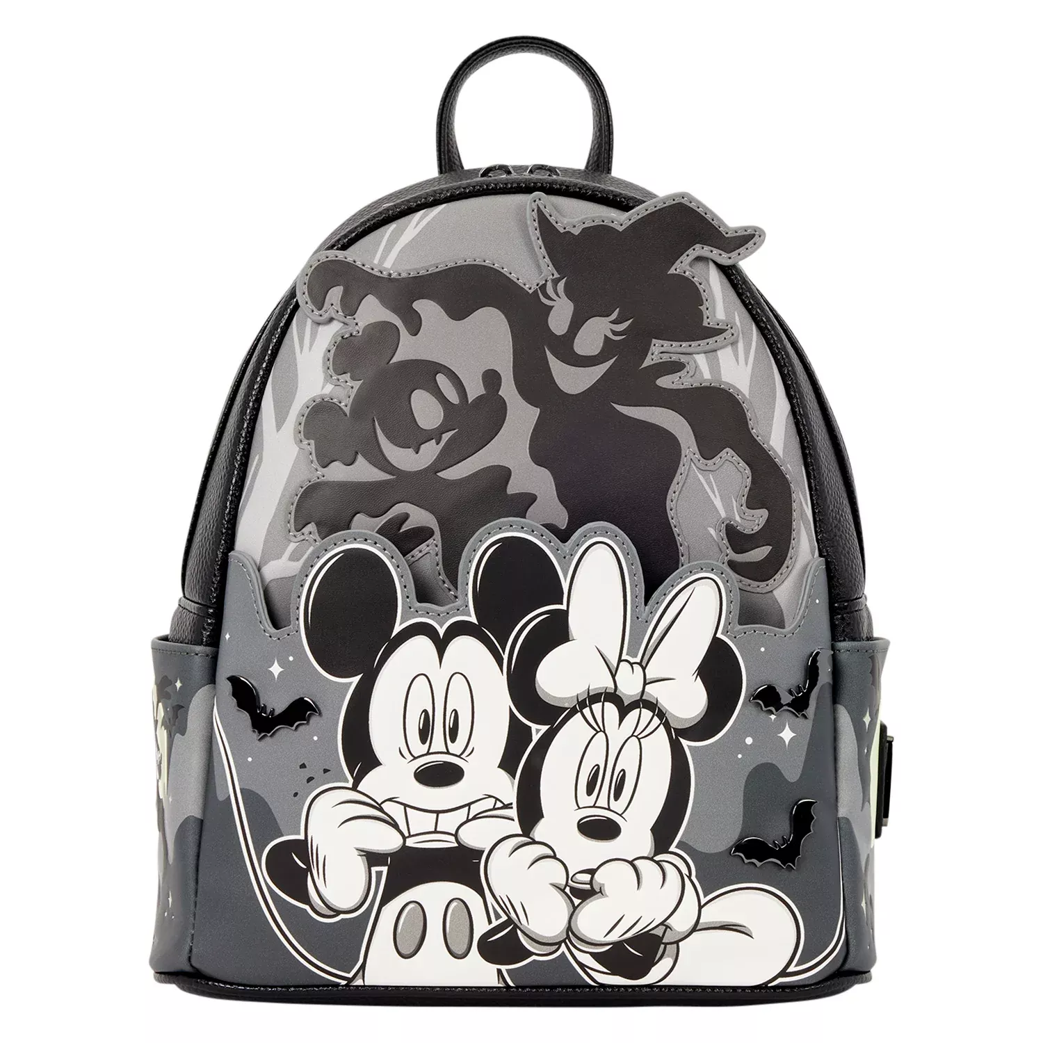 Loungefly Disney Mickey & Minnie Ghost Light Up Glow Mini Backpack