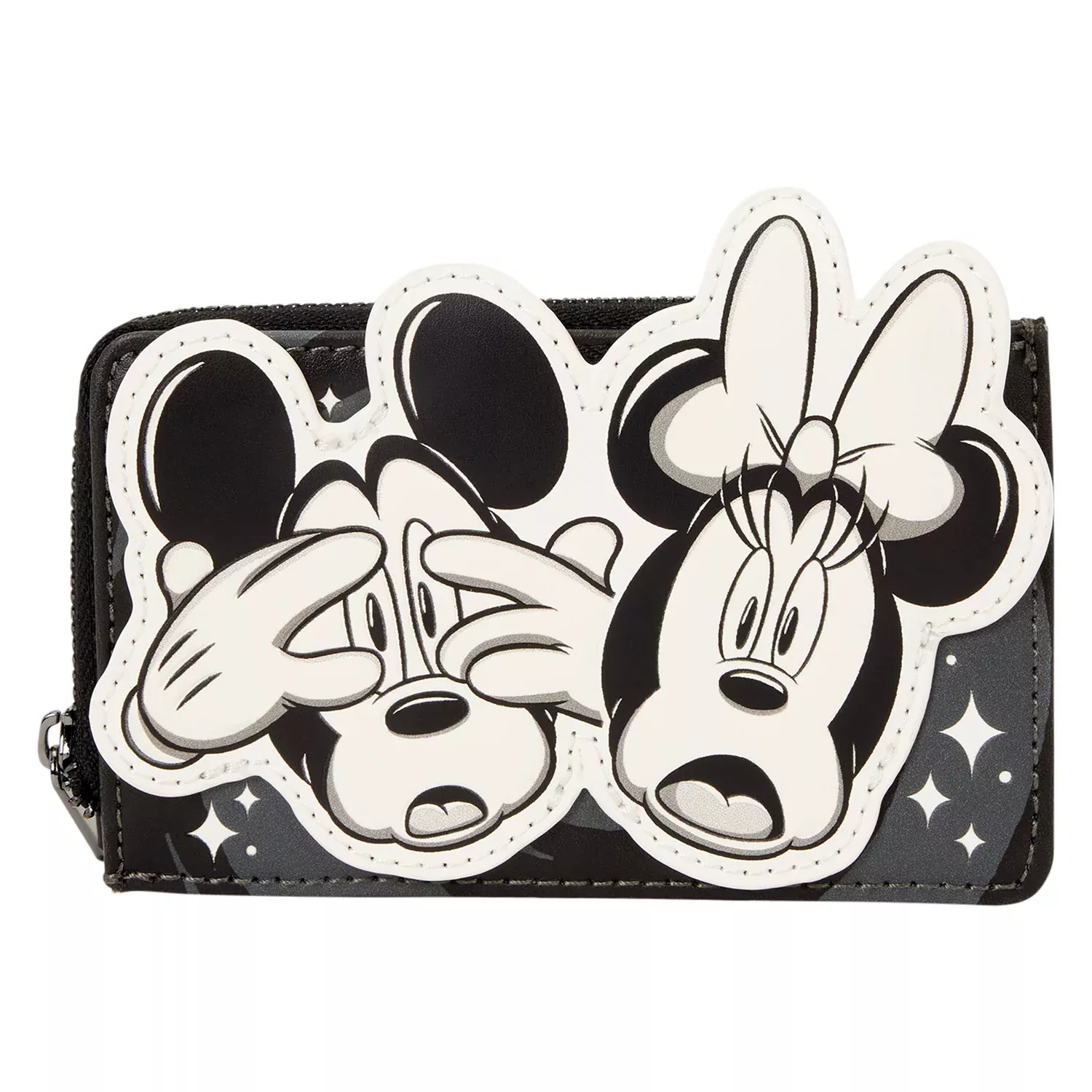 Loungefly Disney Mickey & Minnie Mouse Ghost Zip Around Cardholder