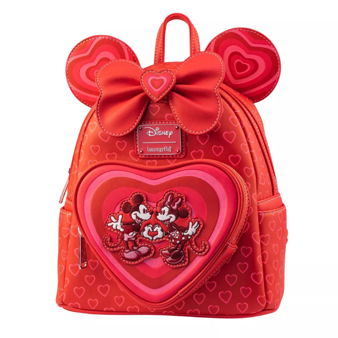 Loungefly Disney Mickey and Minnie Valentines Day Mini Backpack