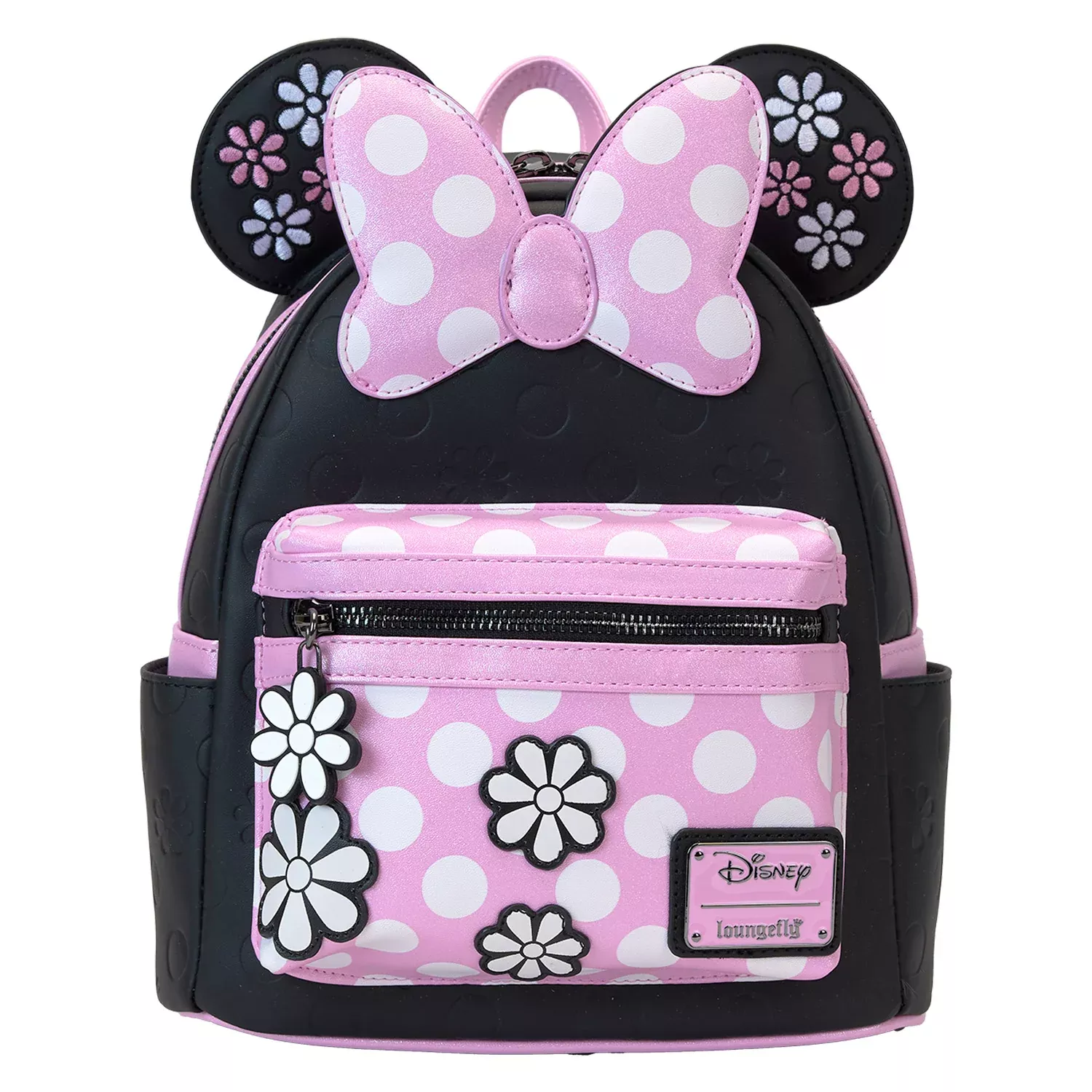 Loungefly Disney Minnie Floral Rock the Dots Mini Backpack