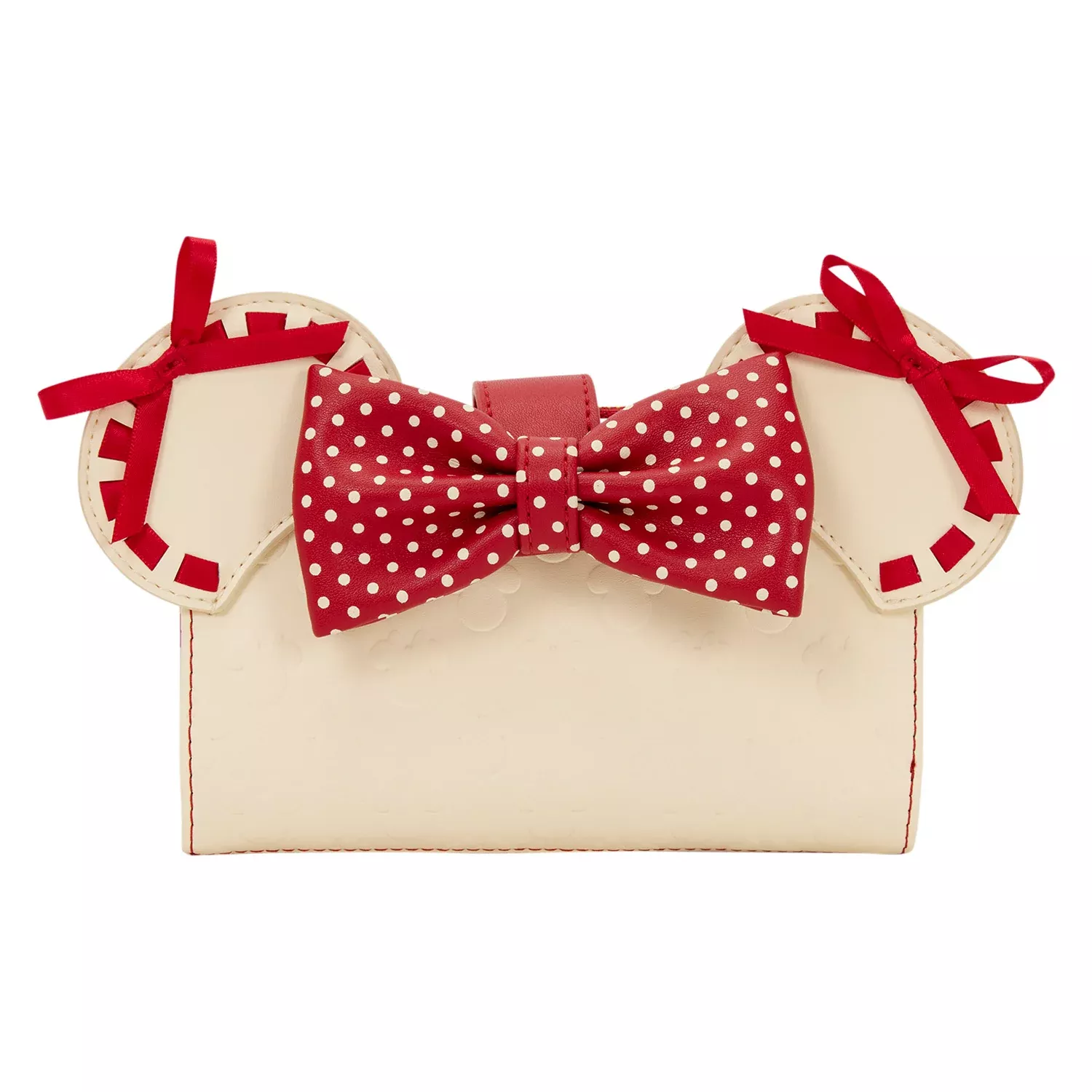 Loungefly Disney Minnie Mouse Rocks the Dots Coquette Flap Wallet