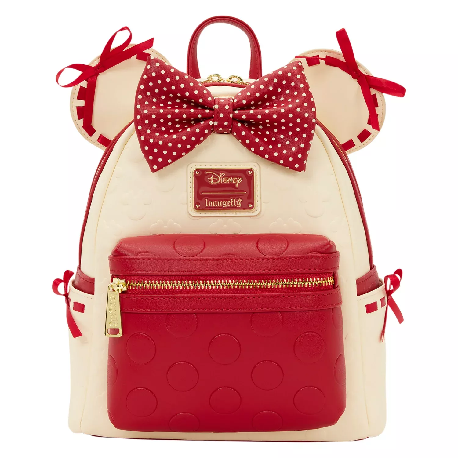 Loungefly Disney Minnie Mouse Rocks the Dots Coquette Mini Backpack