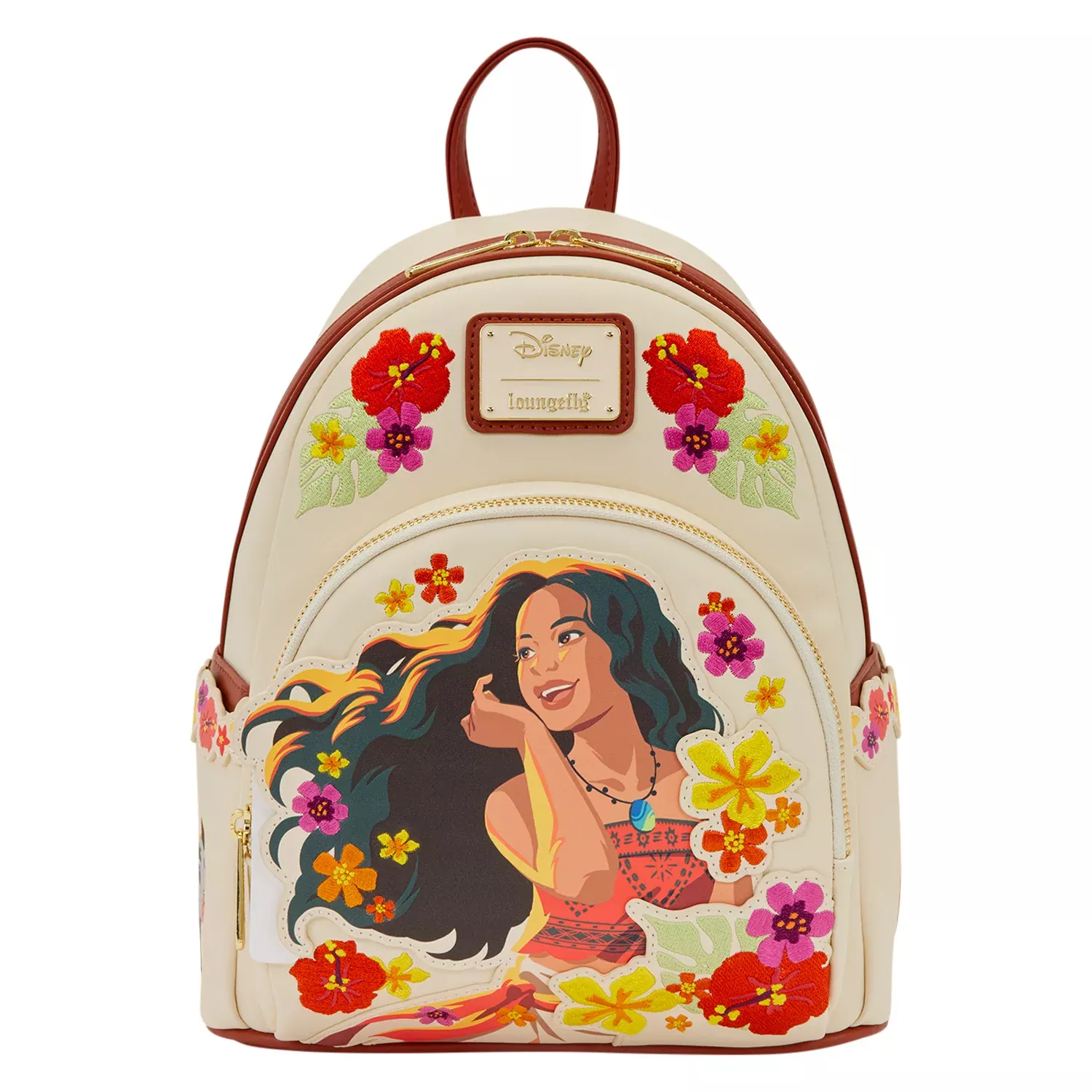 Loungefly Disney Moana Live Action Floral Mini Backpack