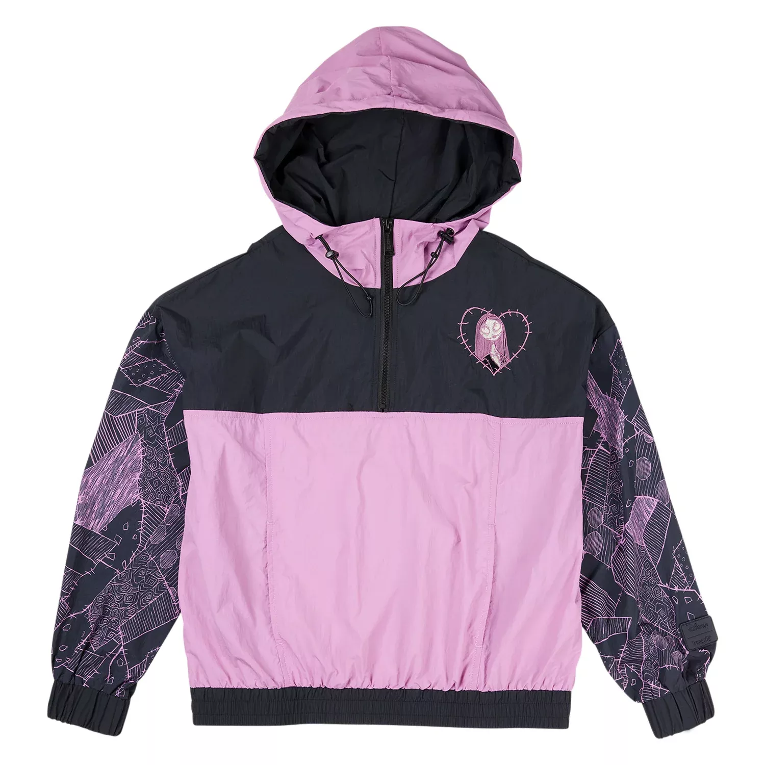 Loungefly Disney Nightmare Before Christmas Sally Half-Zip Windbreaker Jacket