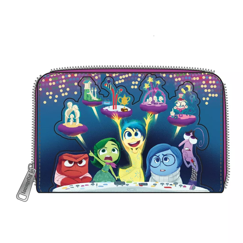 Loungefly Disney Pixar Inside Out Control Panel Ziparound Wallet