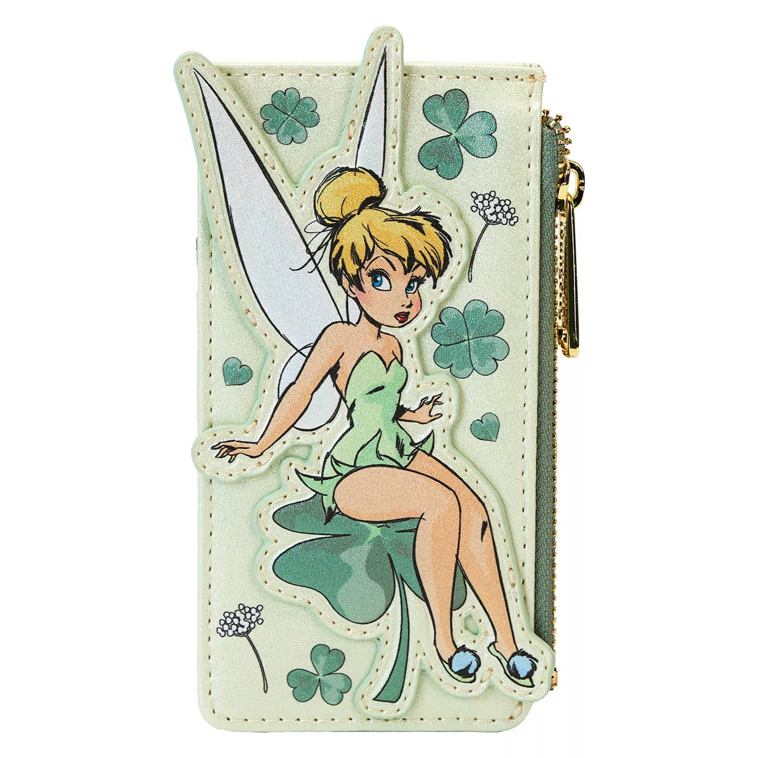 Loungefly Disney Tinker Bell 4-Leaf Clover Large Card Holder