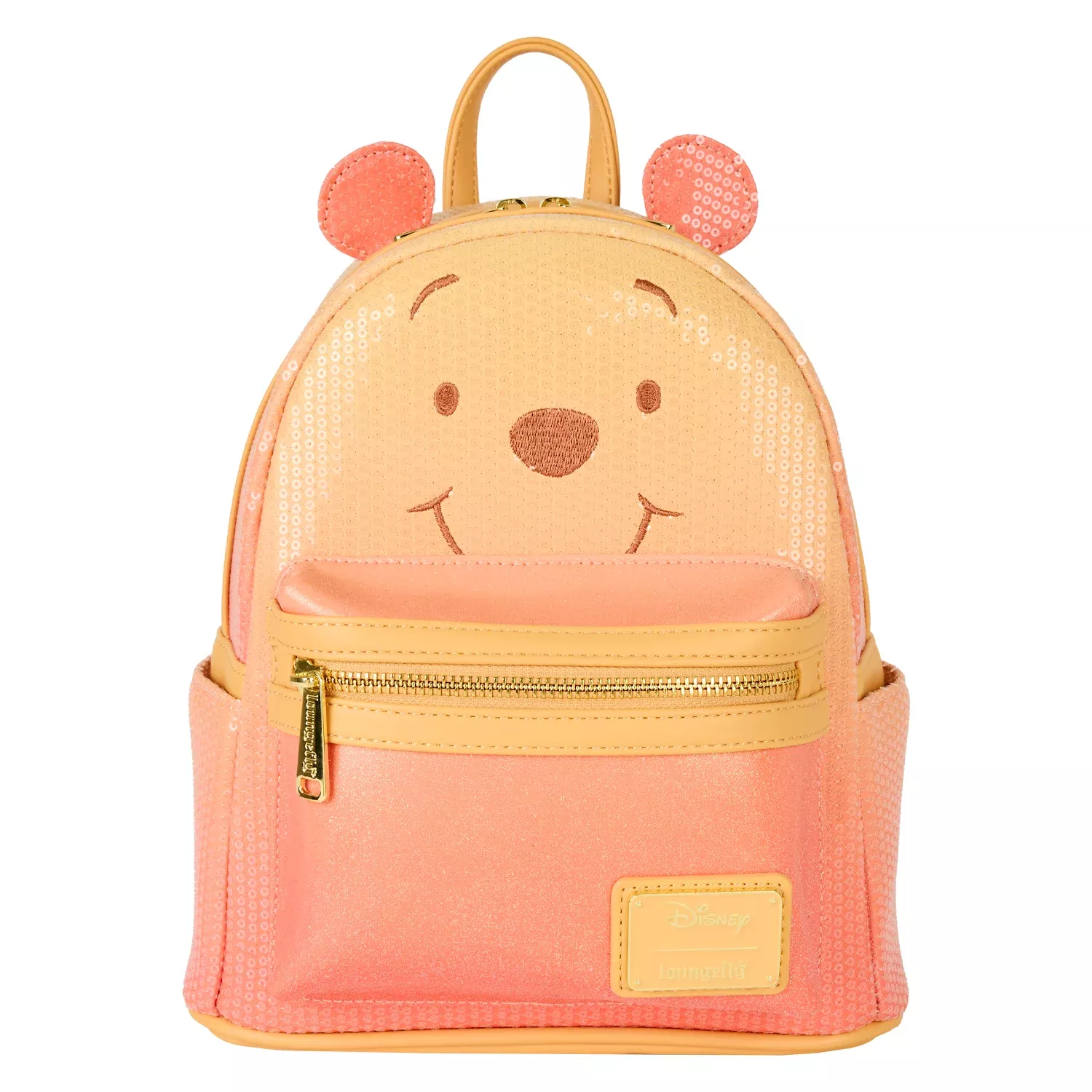 Loungefly Disney Winnie the Pooh Cosplay Sequin Glitter Mini Backpack