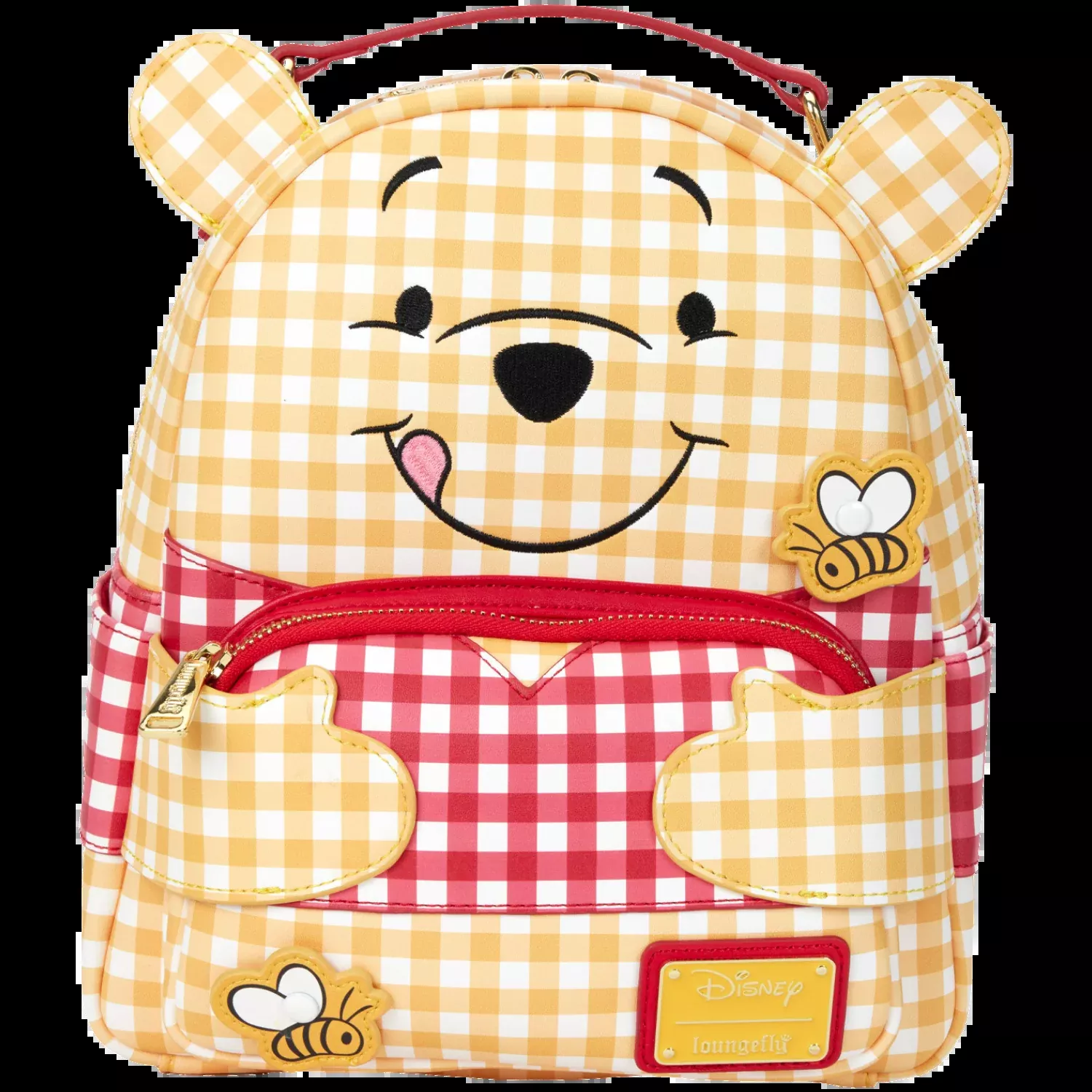 Loungefly Disney Winnie the Pooh Gingham Cosplay Mini Backpack