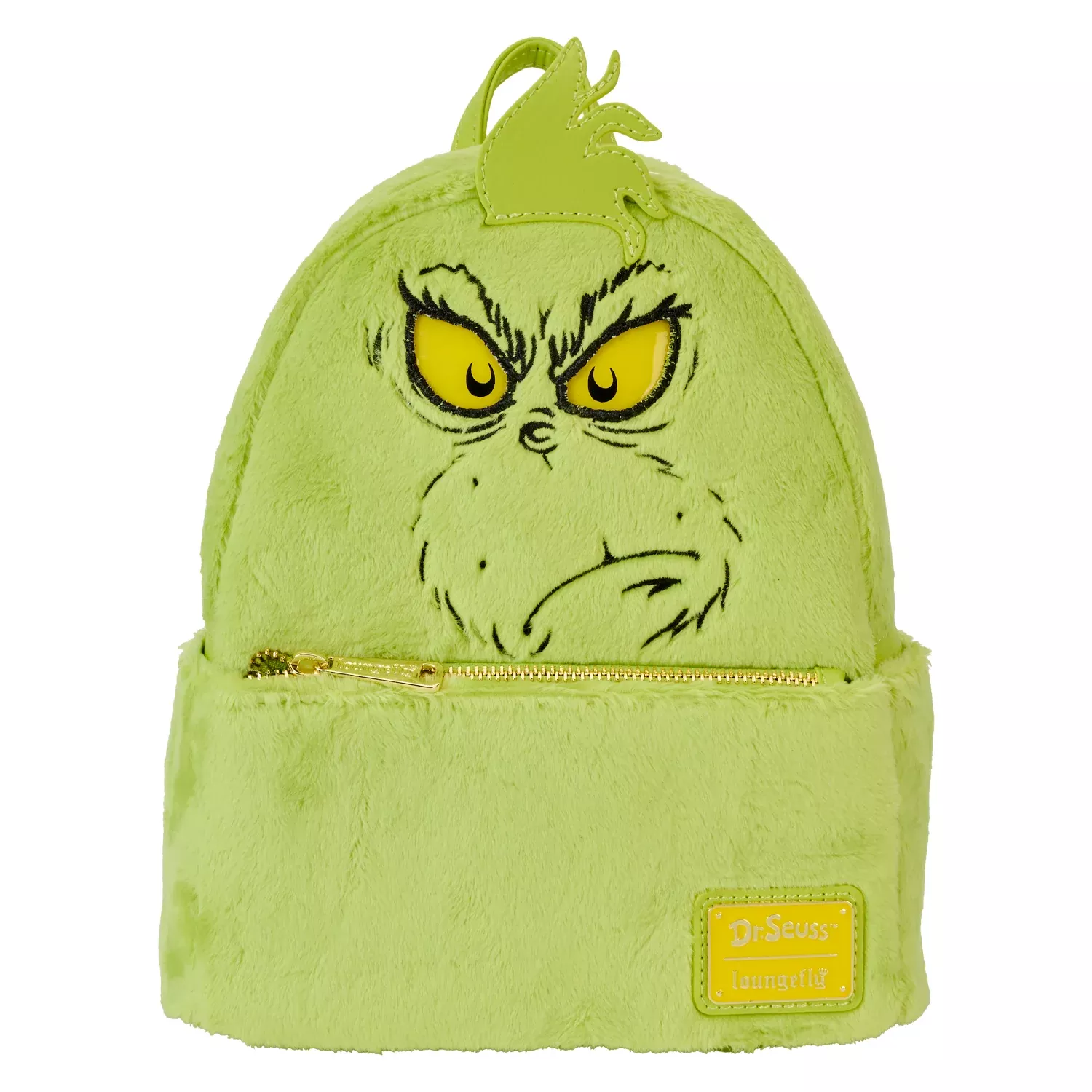 Loungefly Dr Seuss Plush Grinch Light Up Cosplay Mini Backpack