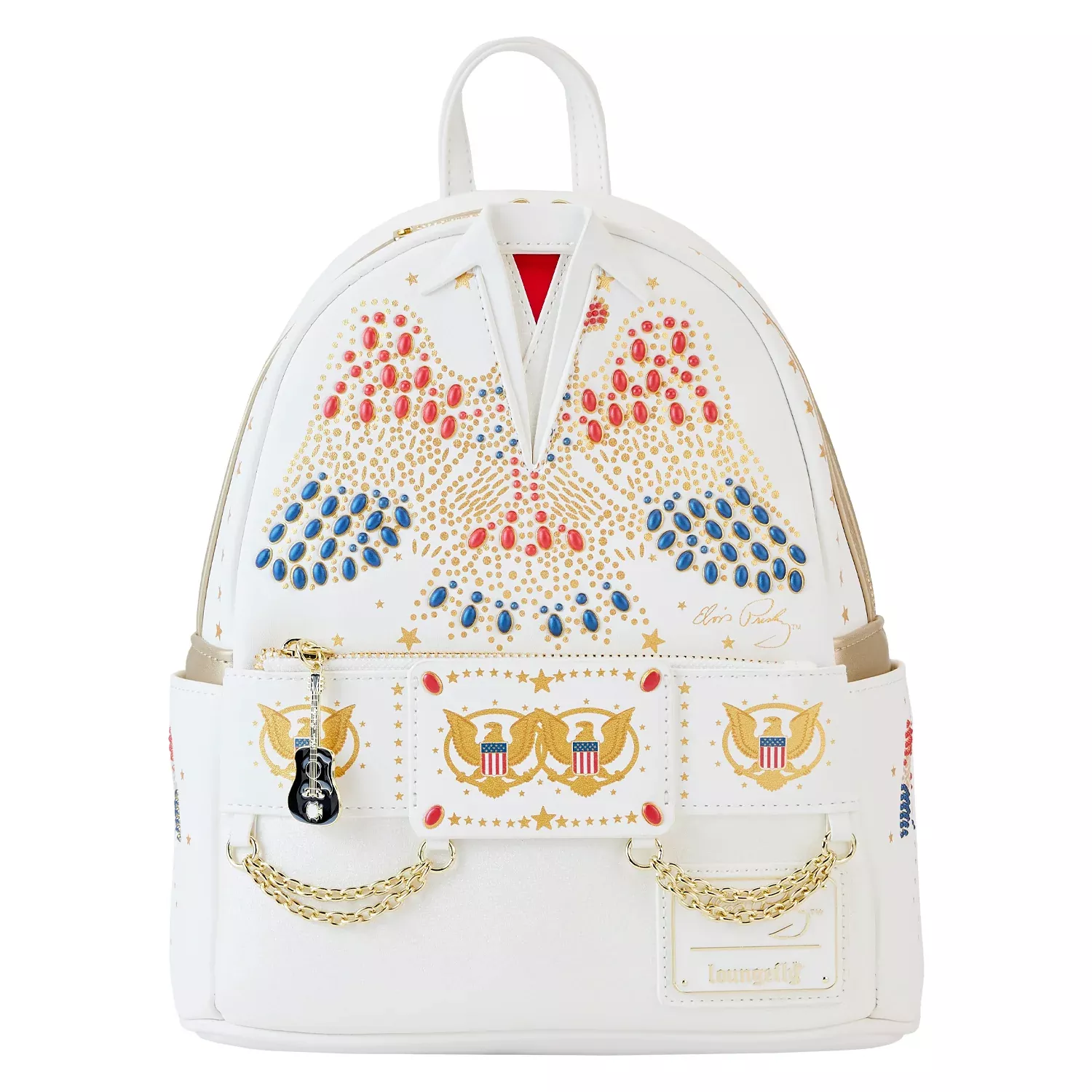 Loungefly Elvis Presley Aloha Jumpsuit Cosplay Mini Backpack | Exclusive