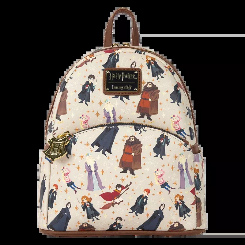 Loungefly Harry Potter Spring All-Over Print Mini Backpack